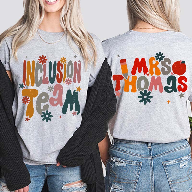 Cool Teachers Club Teacher Two Sided Sweatshirt 2MAT68