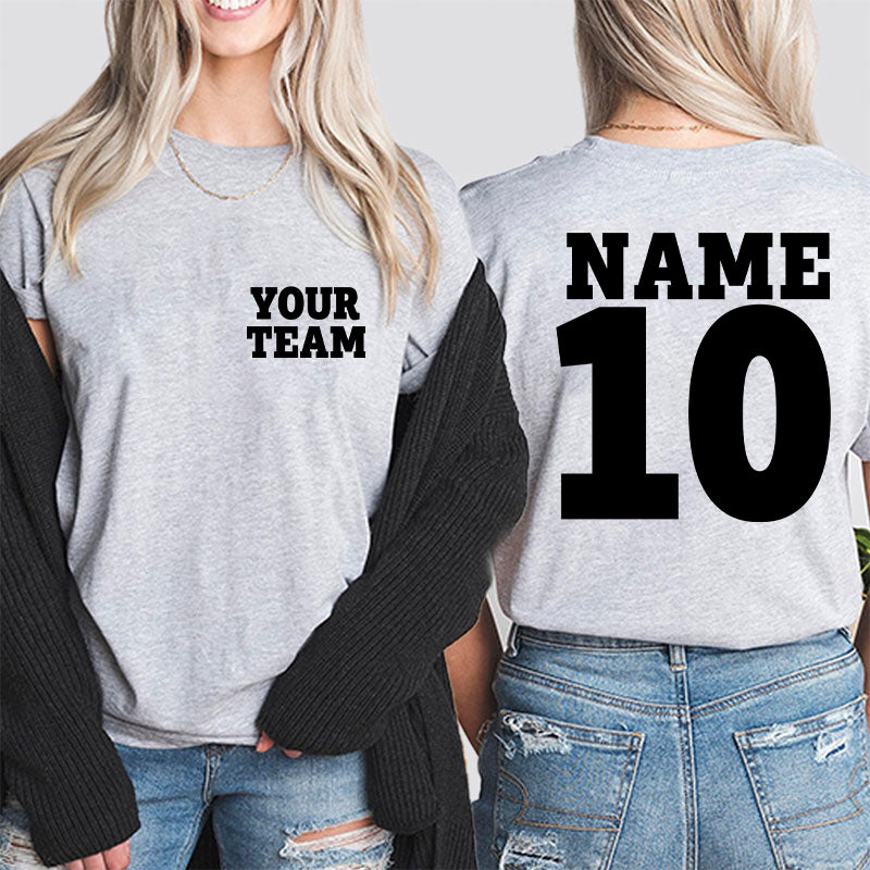 Personalized Name And Grade Some Days We Rock It Teacher Two Sided T-Shirt 2MAT68