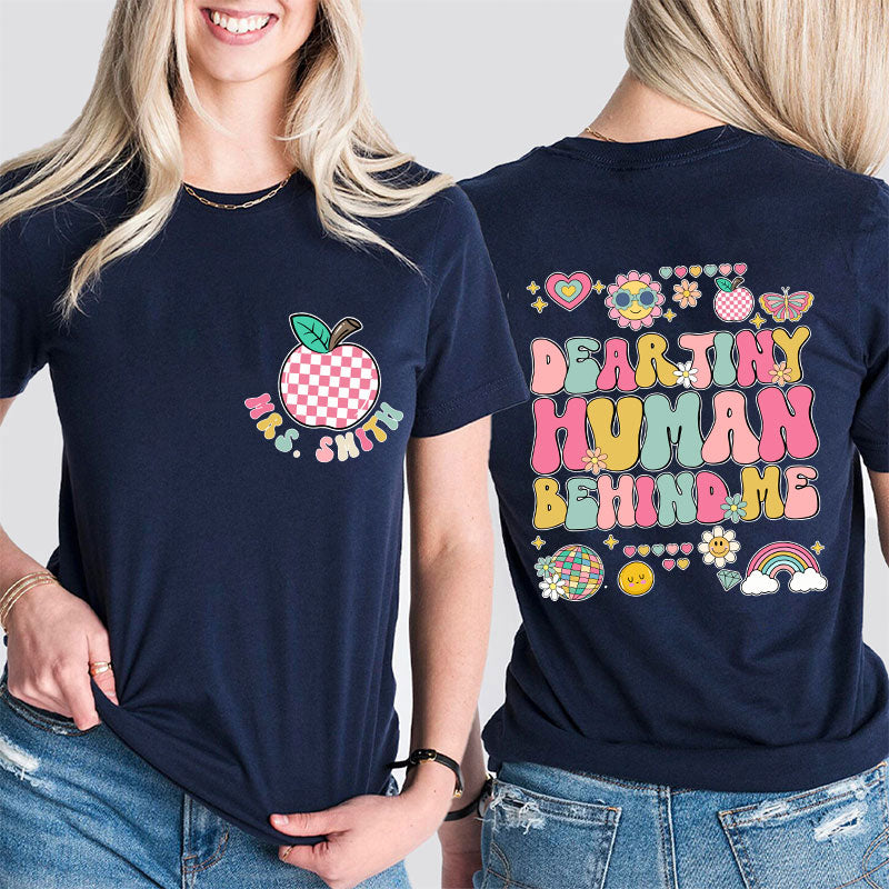 Personalized You Are Important Teacher Two Sided T-Shirt 2MAT88