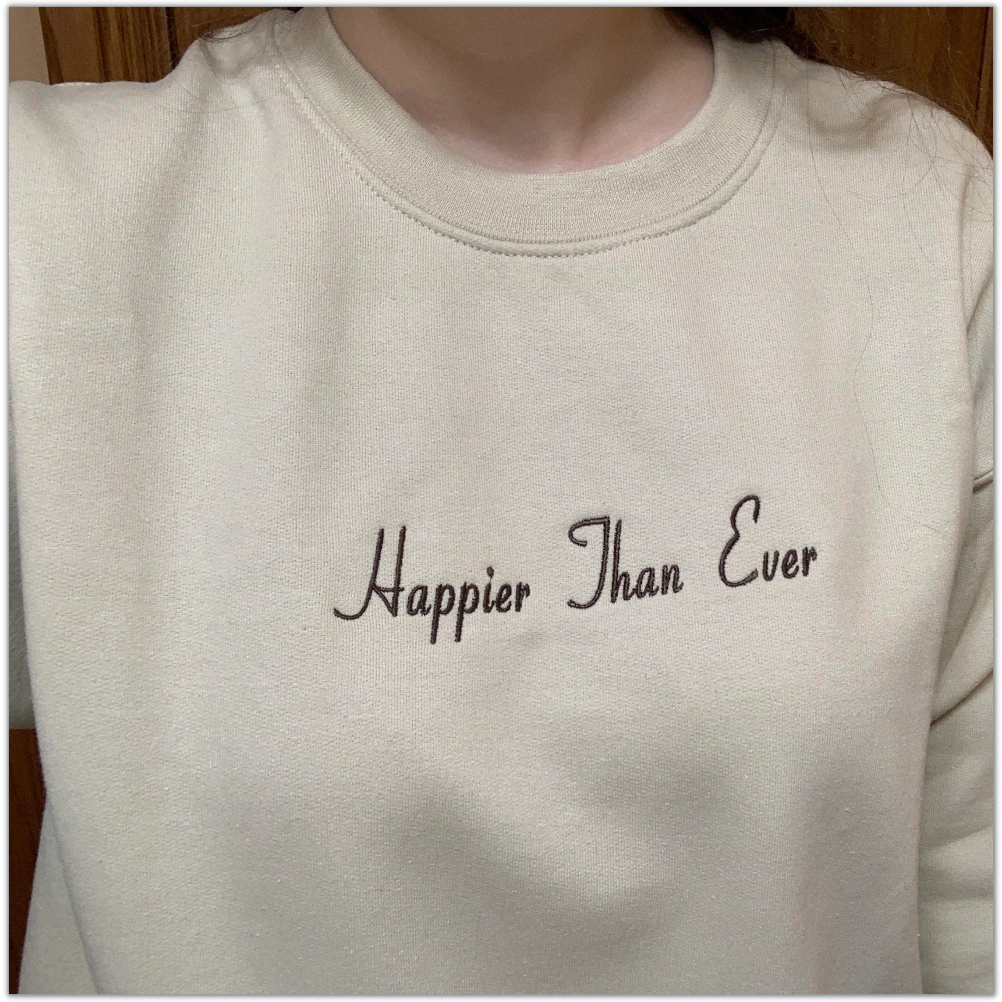 Custom Embroidered Text Logo Sweatshirt, Hoodies em1