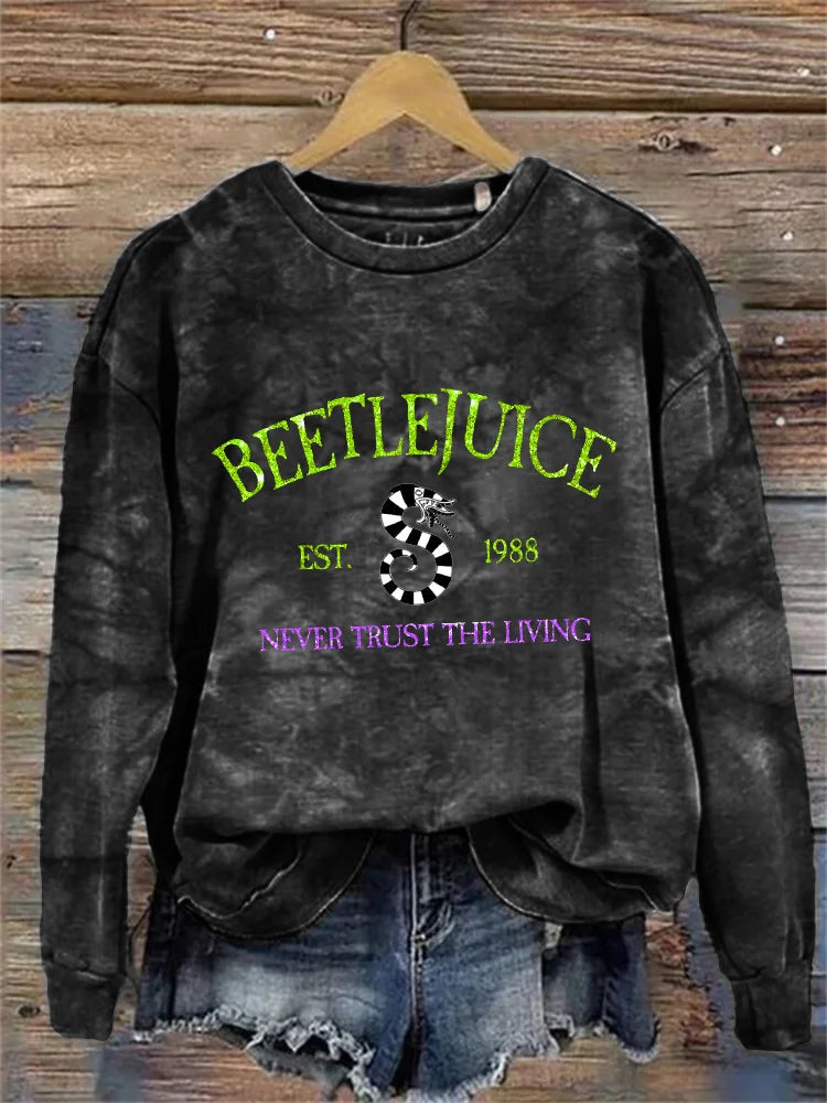 Beetlejuice Shirt, 3D Horror Movie Shirt, Beetlejuice 1988 Movie T-Shirt, Vintage Halloween Movie Shirt, Beetlejuice Gift, Halloween Party, HLWQT 3