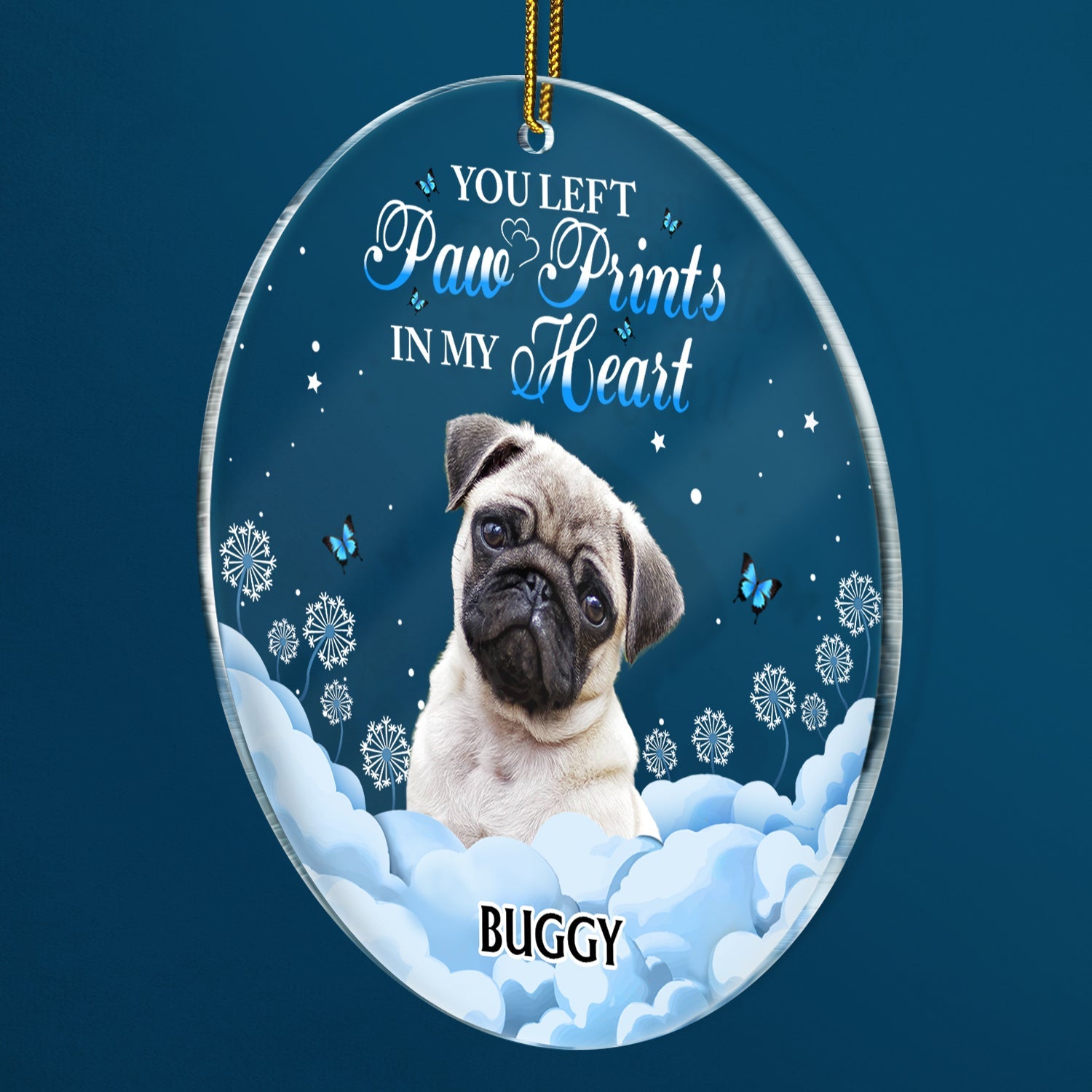 Custom Photo If Love Could Have Saved You - Christmas, Memorial Gift For Dog Lovers, Cat Lovers - Personalized Circle Acrylic Ornament ORNA1210