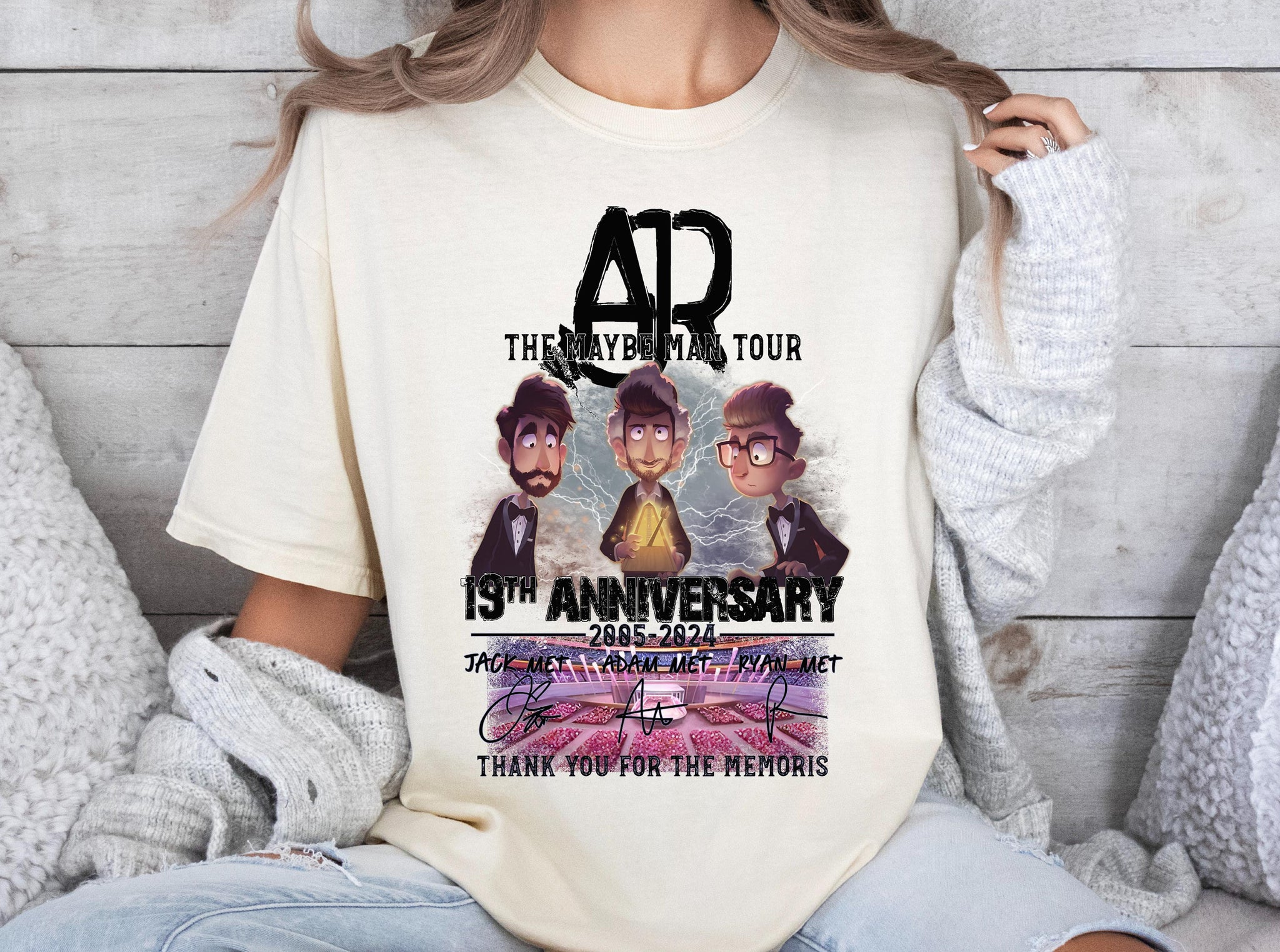 AJR The Maybe Man Tour 2024 Shirt, AJR Band Fan Shirt, AJR Band Merch, Ajr Band Shirt  MS2007 08