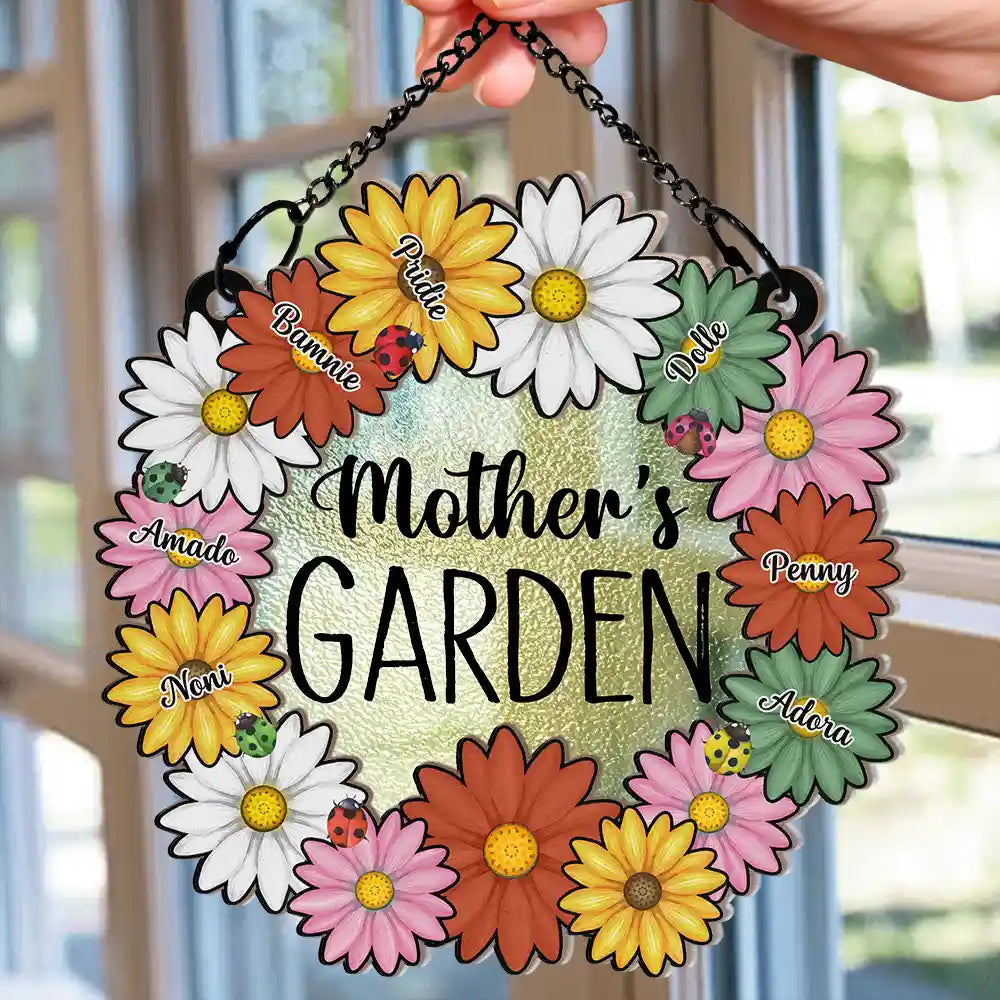 Nana's Garden - Personalized Window Hanging Suncatcher Ornament ORNA1210
