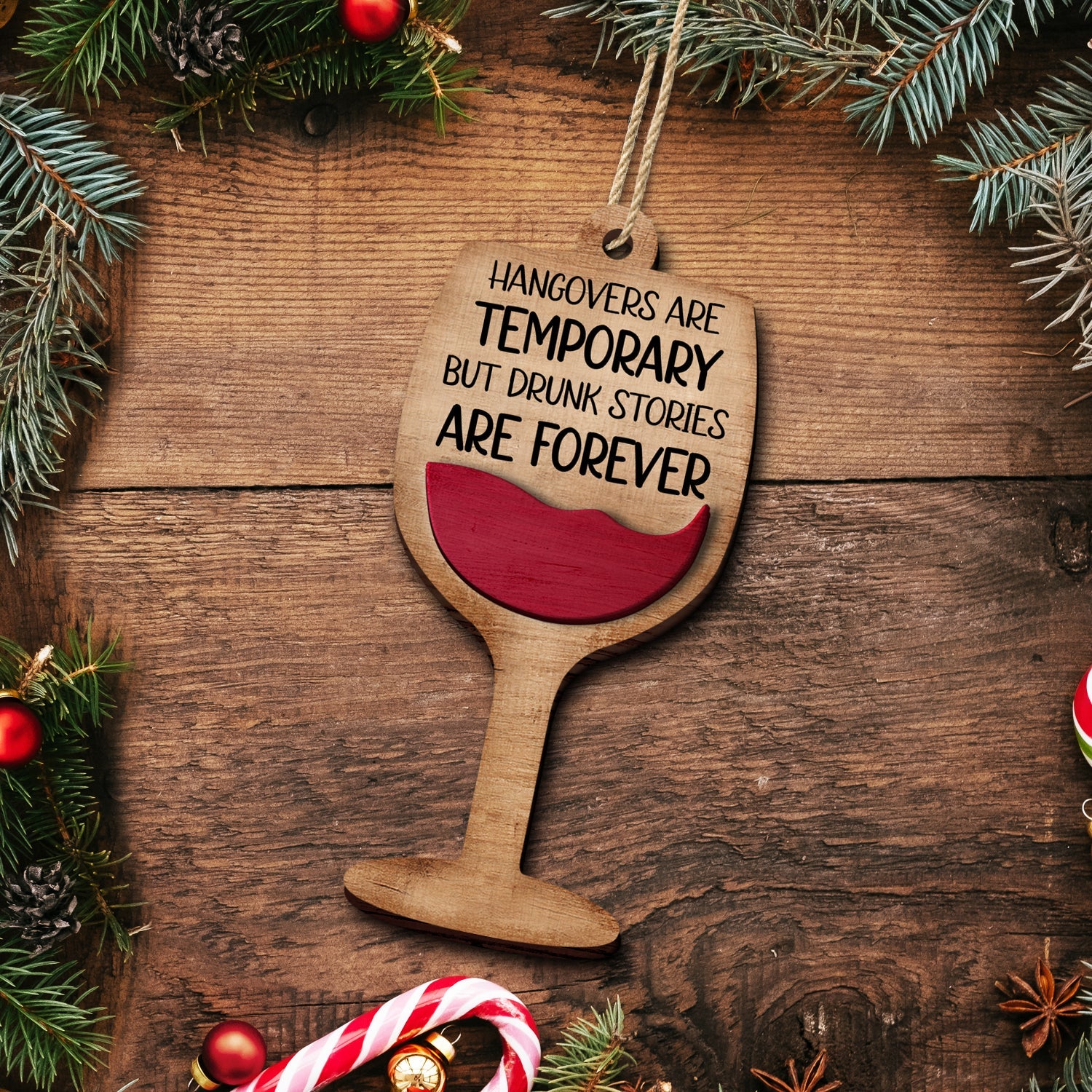 Warning The Girls Are Drinking Again - Christmas Gifts For Best Friends, Besties - Personalized 2-Layered Wooden Ornament ORNA1210