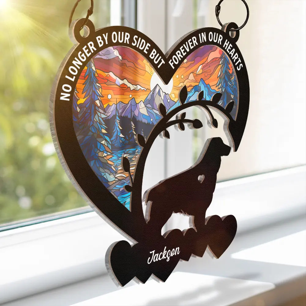 My Favorite Hello And My Hardest Goodbye - Personalized Window Hanging Suncatcher Ornament ORNA1210