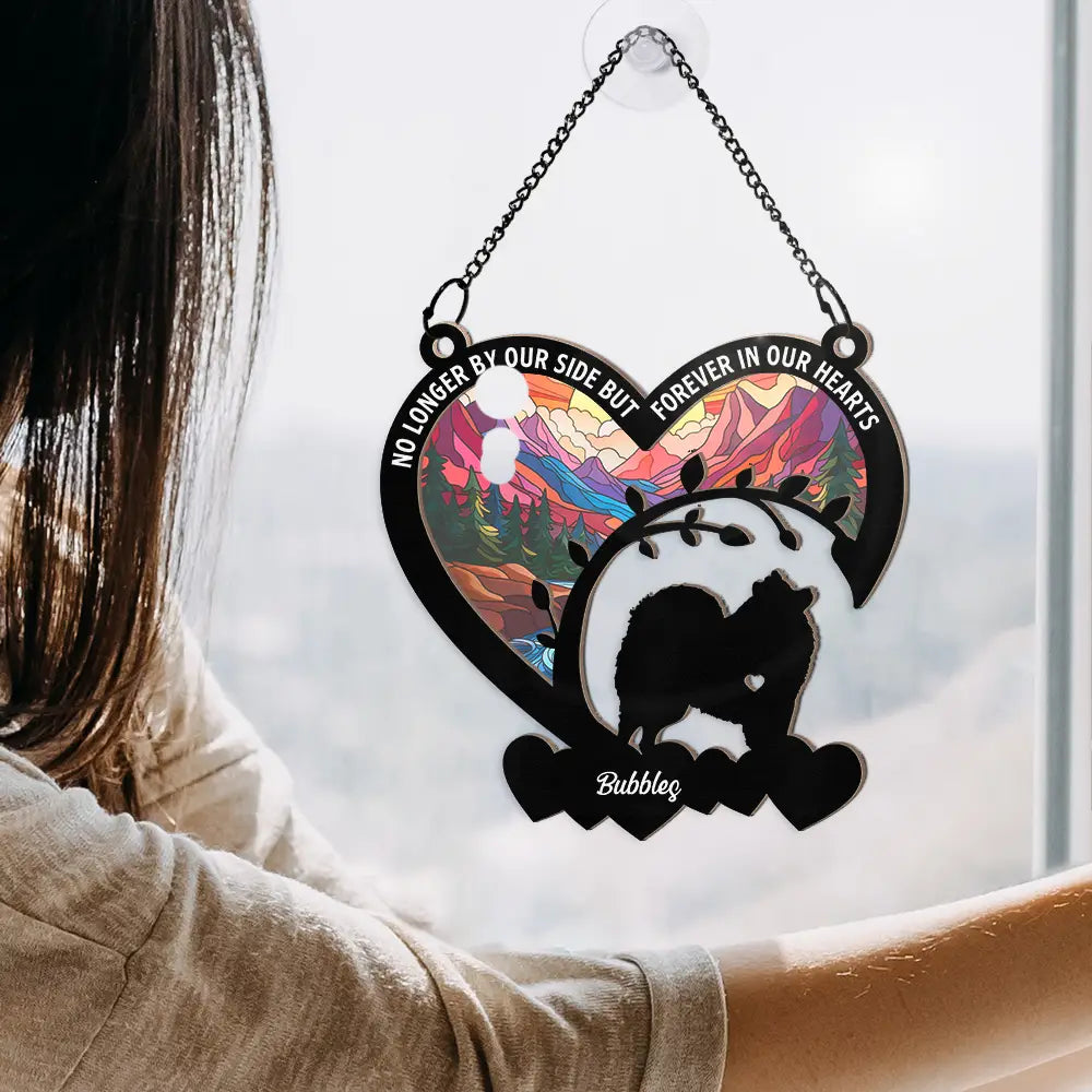 My Favorite Hello And My Hardest Goodbye - Personalized Window Hanging Suncatcher Ornament ORNA1210