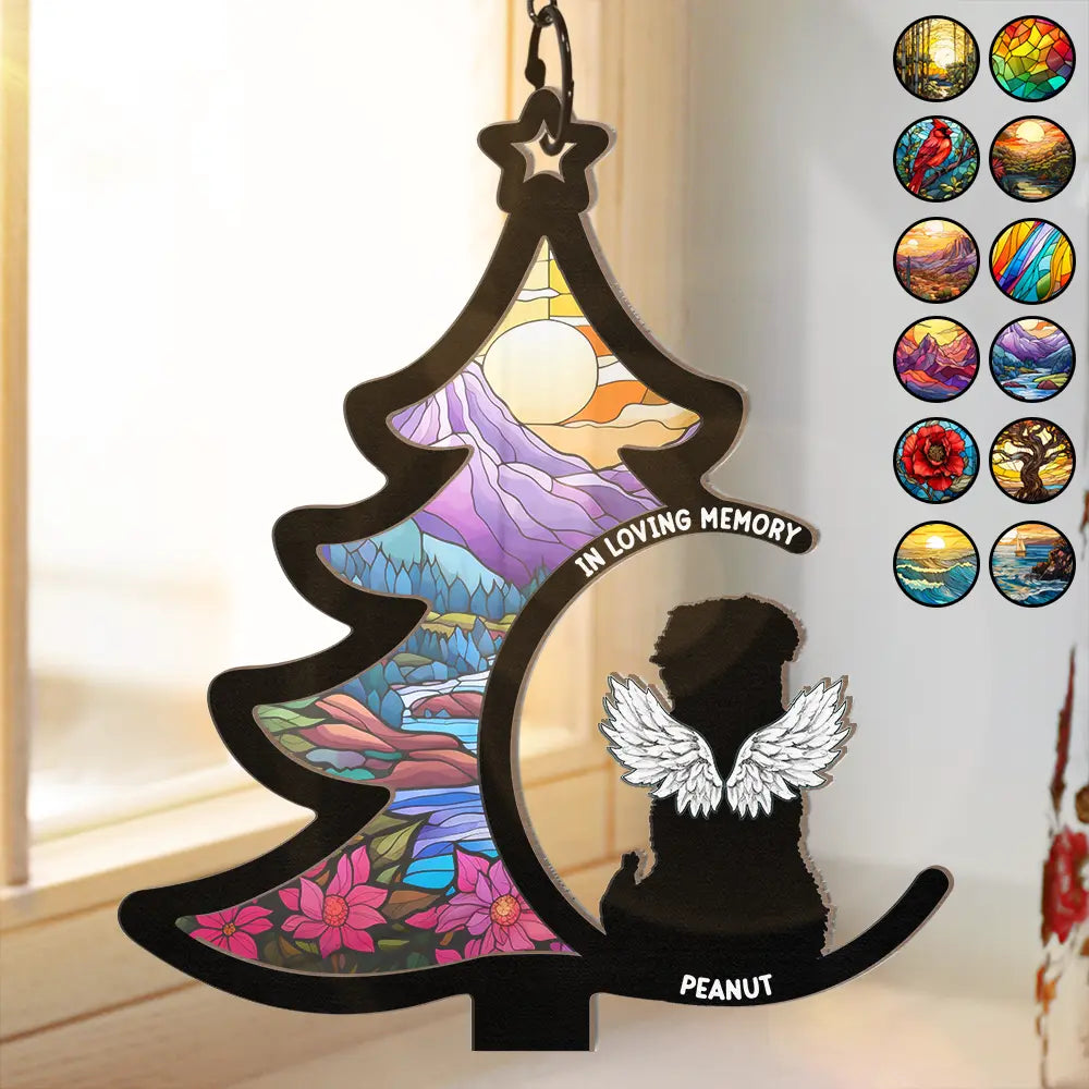 Loss Of Pet Christmas - Personalized Window Hanging Suncatcher Ornament ORNA1210