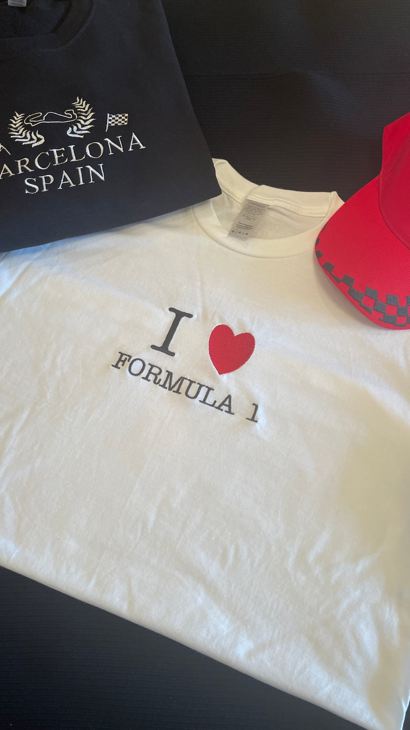 I ?? LH44 Embroidered T-shirt EM1209T