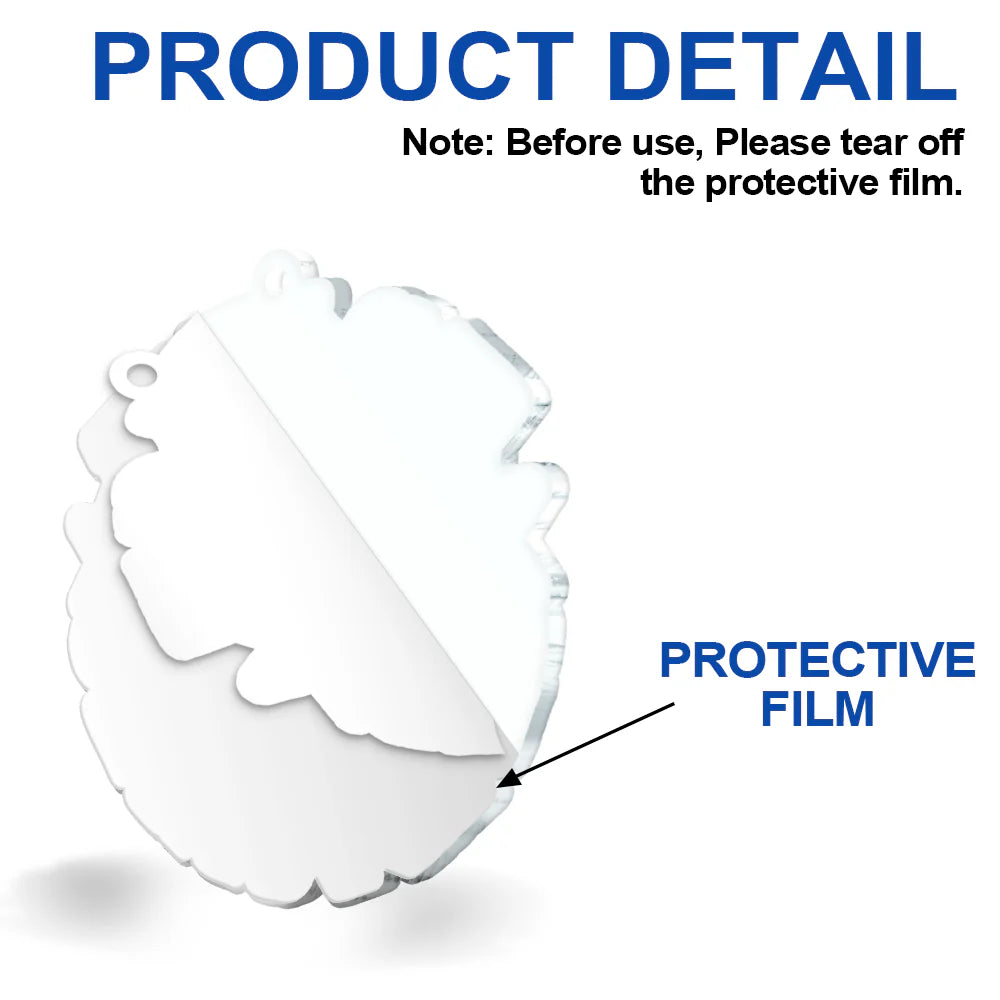 Custom Photo My First Christmas - Personalized Custom Shaped Acrylic Ornament ORNA1210