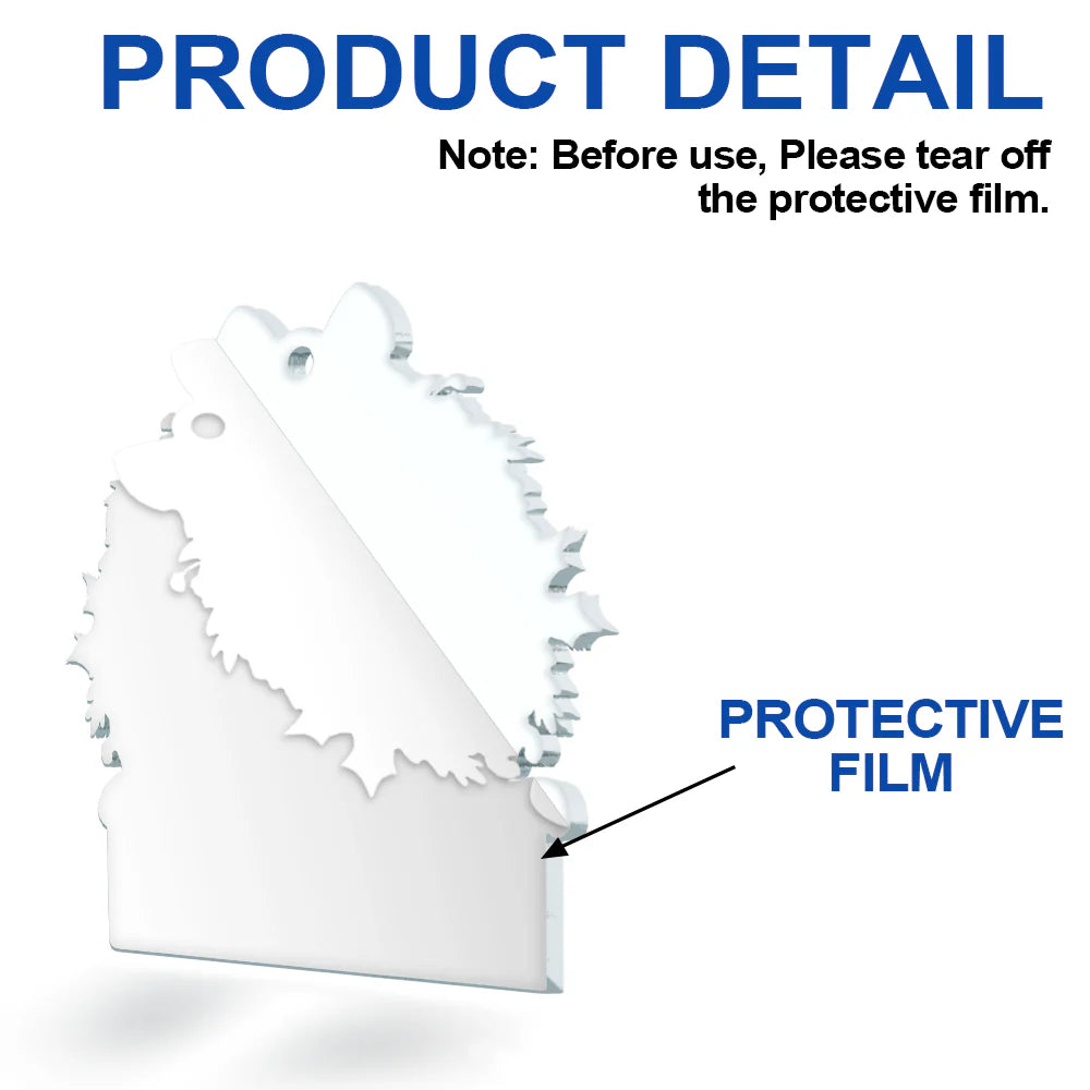 Custom Photo My 1st Christmas In My Forever Home - Personalized Custom Shaped Acrylic Ornament ORNA1210