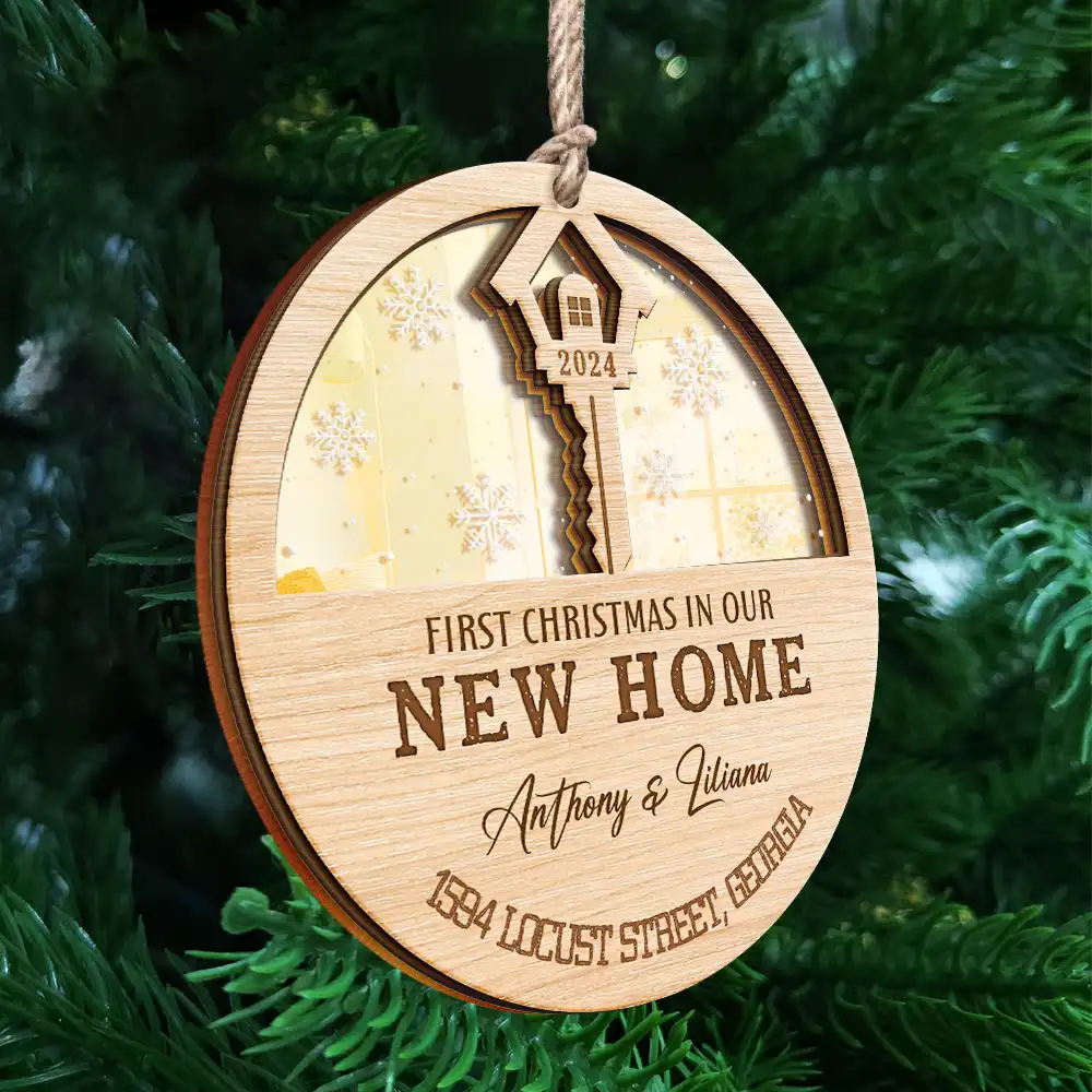 First Christmas In My New Home - Personalized Mirror Ornament ORNA1210