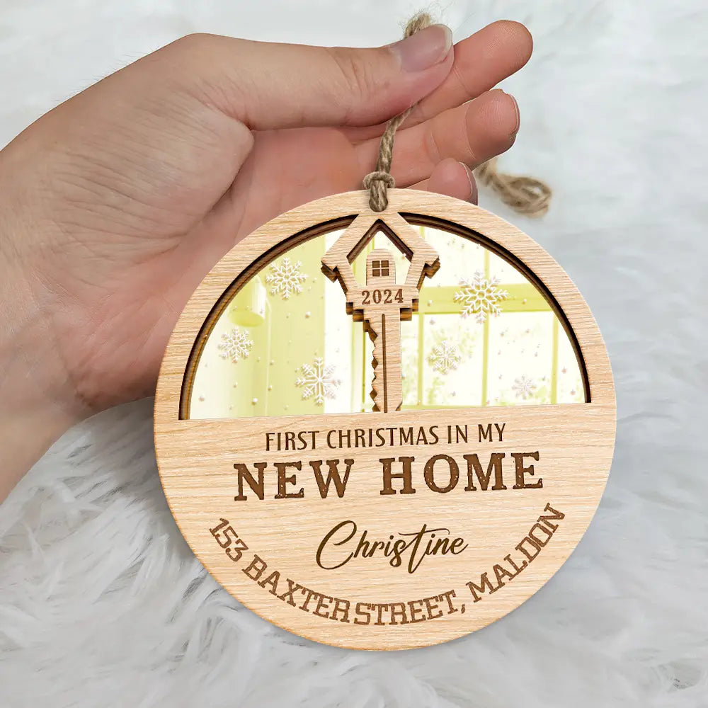 First Christmas In My New Home - Personalized Mirror Ornament ORNA1210