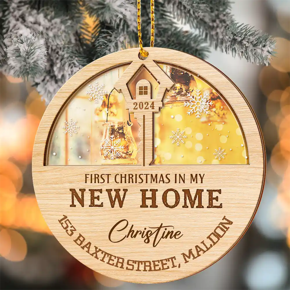 First Christmas In My New Home - Personalized Mirror Ornament ORNA1210