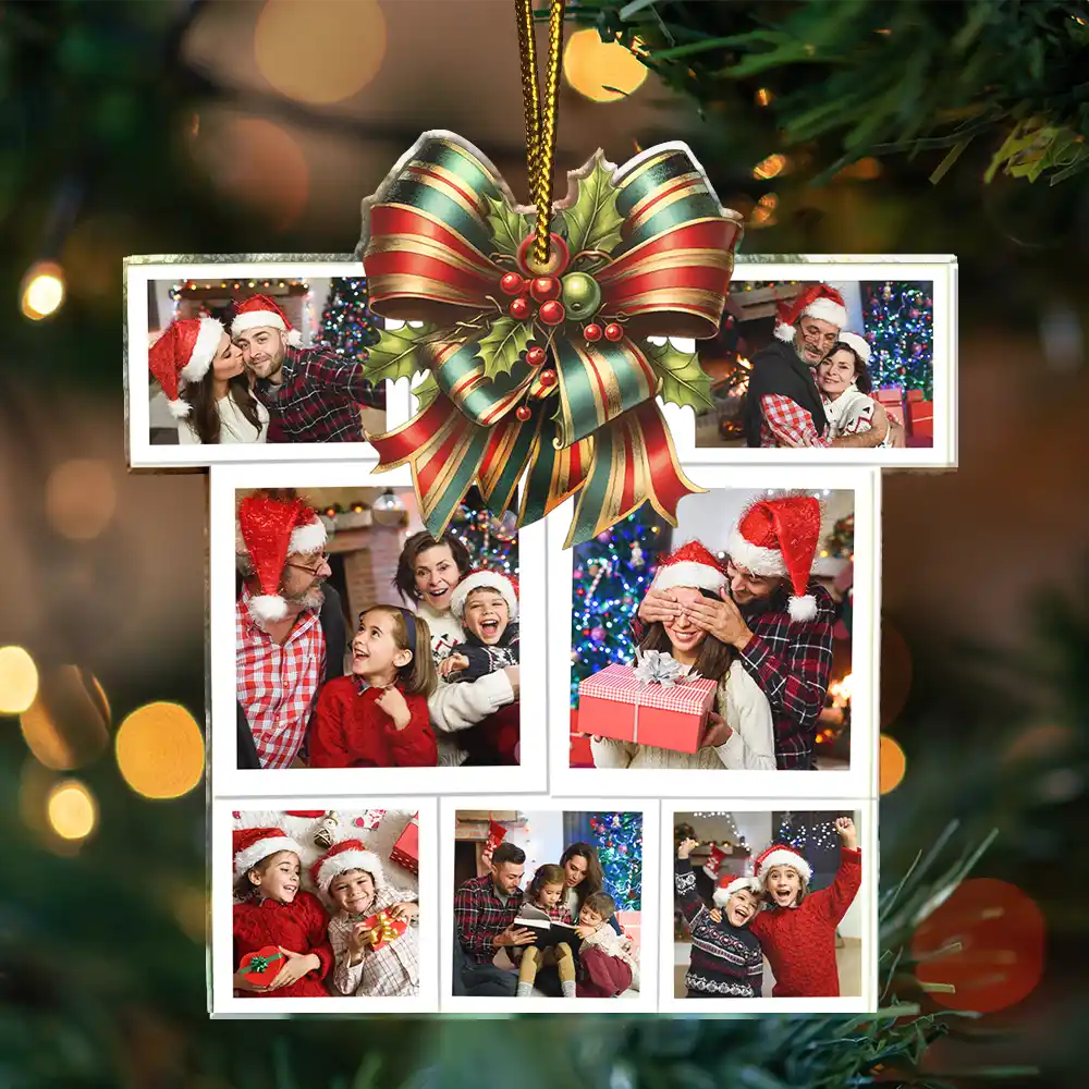 Custom Photo Family Bestie Colleagues Gift Shape - Personalized Custom Shaped Acrylic Ornament ORNA1210