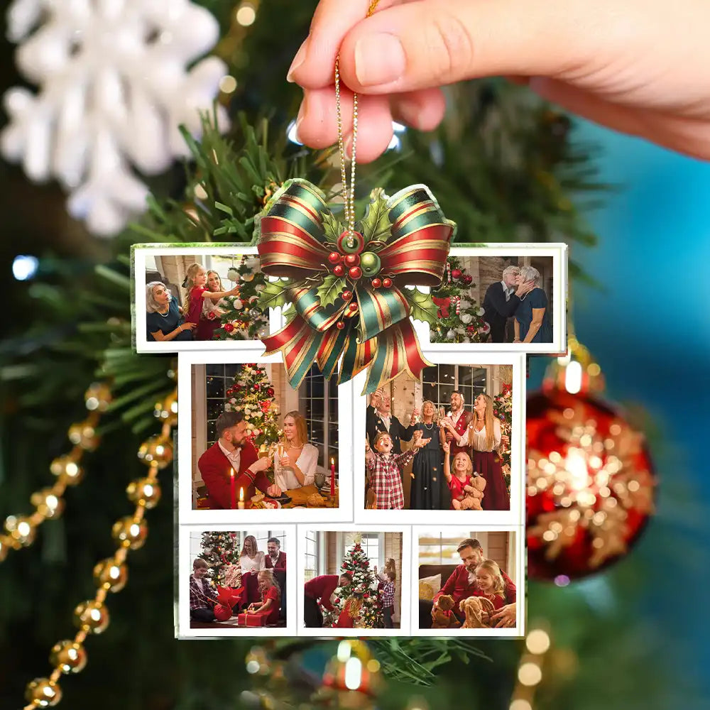 Custom Photo Family Bestie Colleagues Gift Shape - Personalized Custom Shaped Acrylic Ornament ORNA1210