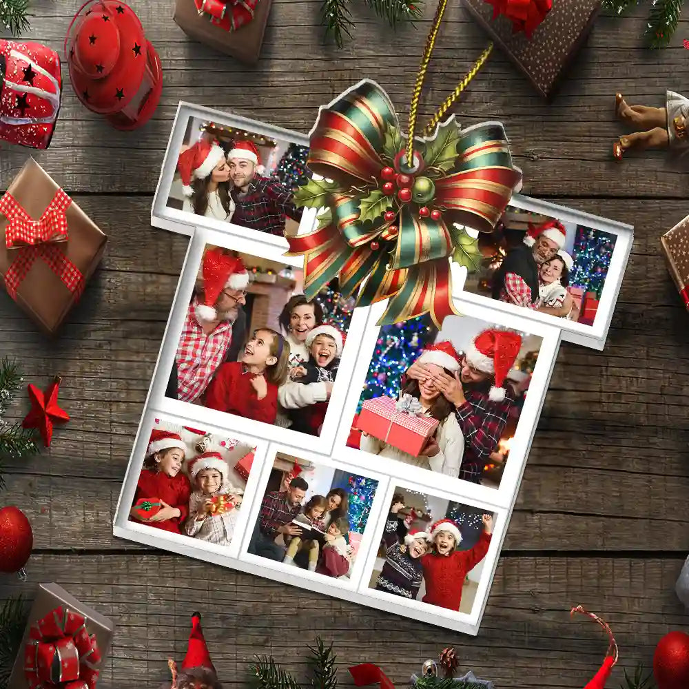 Custom Photo Family Bestie Colleagues Gift Shape - Personalized Custom Shaped Acrylic Ornament ORNA1210