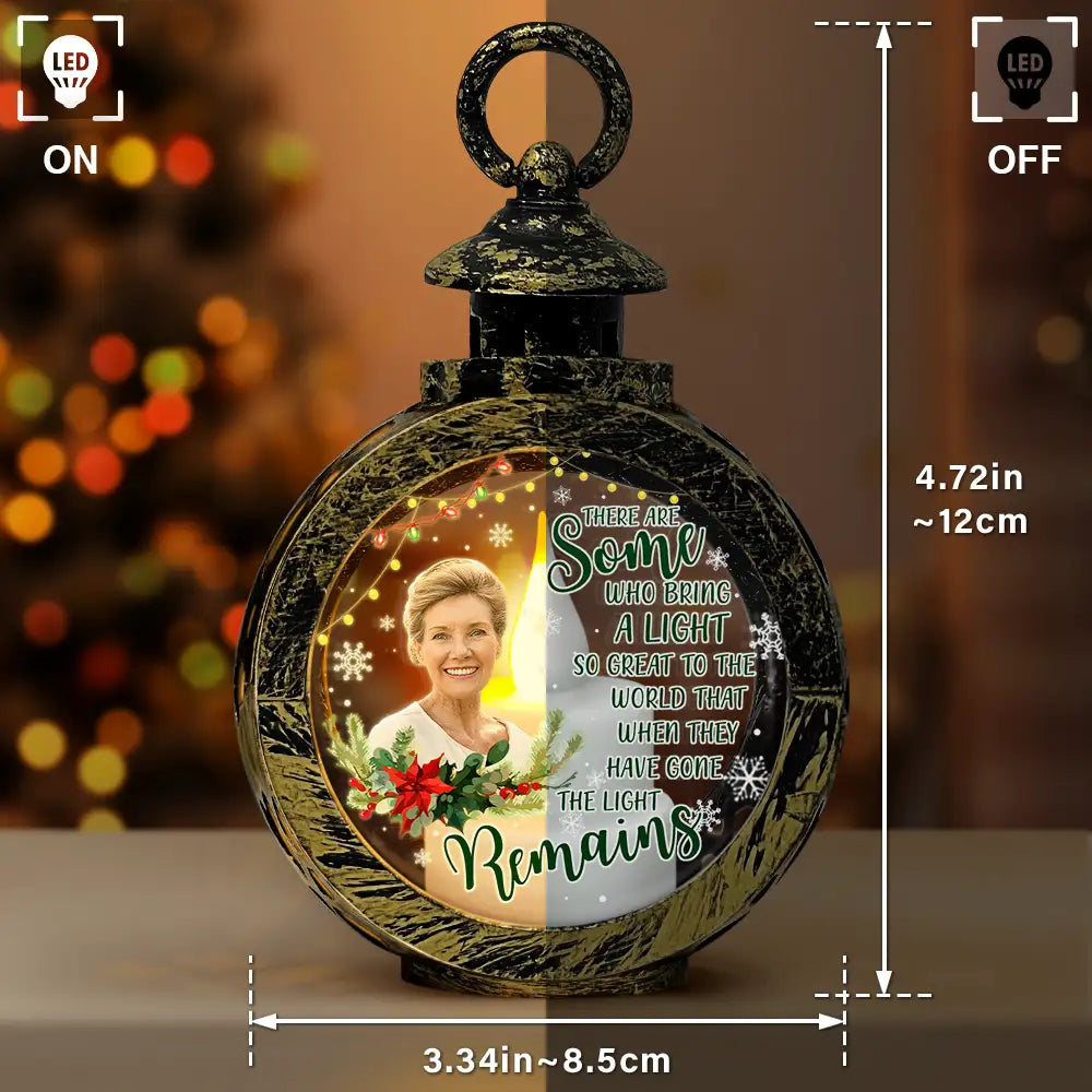 Custom Photo Light Of Those Who Are Watching Today From Heaven - Personalized Candlelight Lantern Ornament ORNA1210