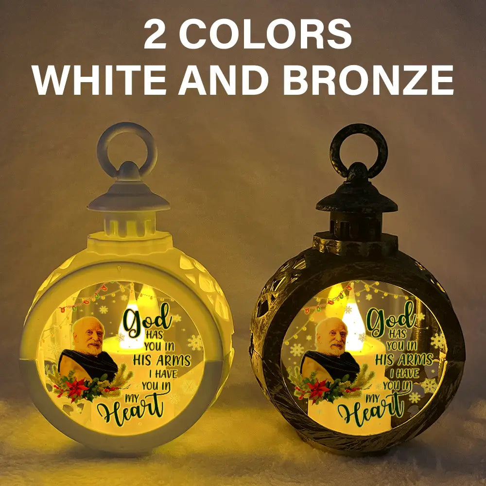 Custom Photo Light Of Those Who Are Watching Today From Heaven - Personalized Candlelight Lantern Ornament ORNA1210