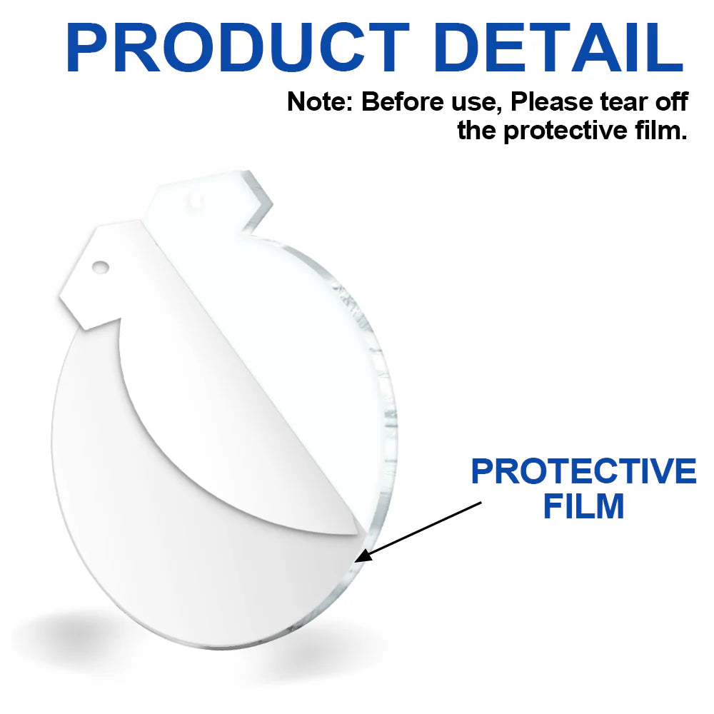 Mr. & Mrs. Couple Wedding Anniversary - Personalized Custom Shaped Acrylic Ornament ORNA1210