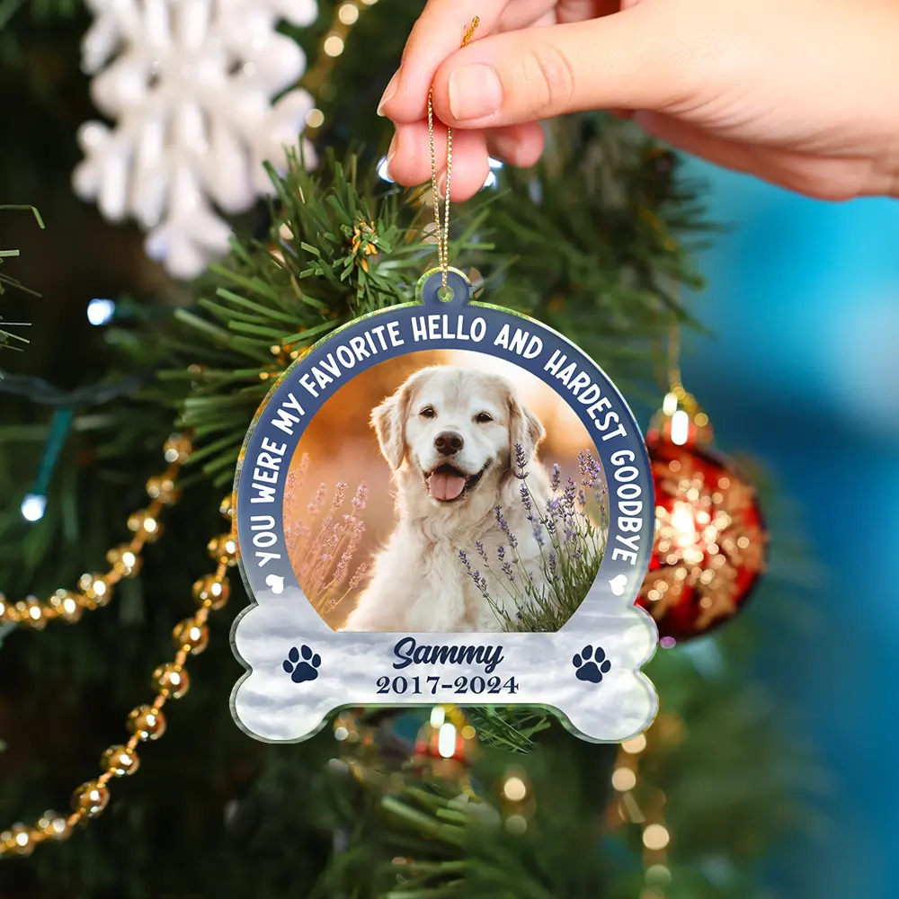 Custom Photo Memorial You Would Have Lived Forever - Personalized Custom Shaped Acrylic Ornament ORNA1210