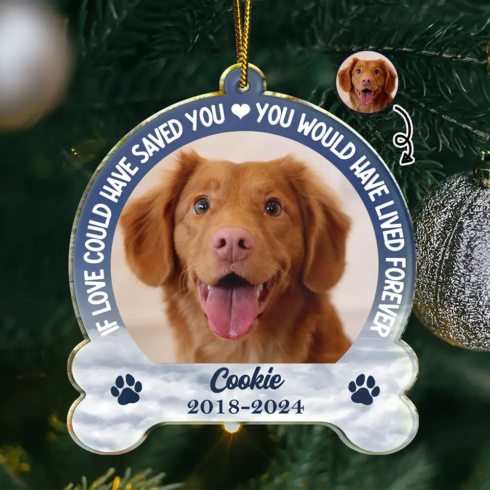 Custom Photo Memorial You Would Have Lived Forever - Personalized Custom Shaped Acrylic Ornament ORNA1210