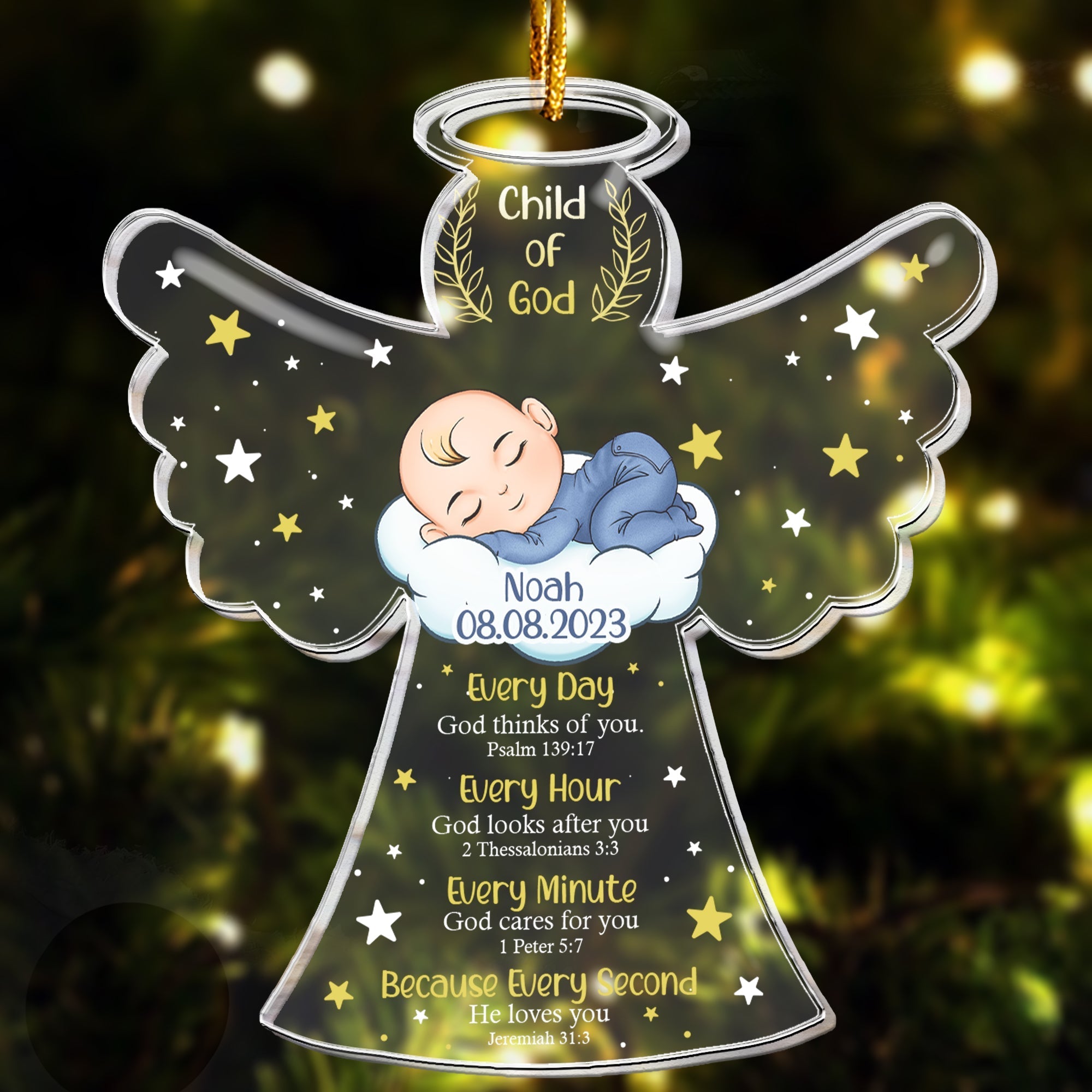 Child Of God - Personalized Acrylic Ornament ORN0810