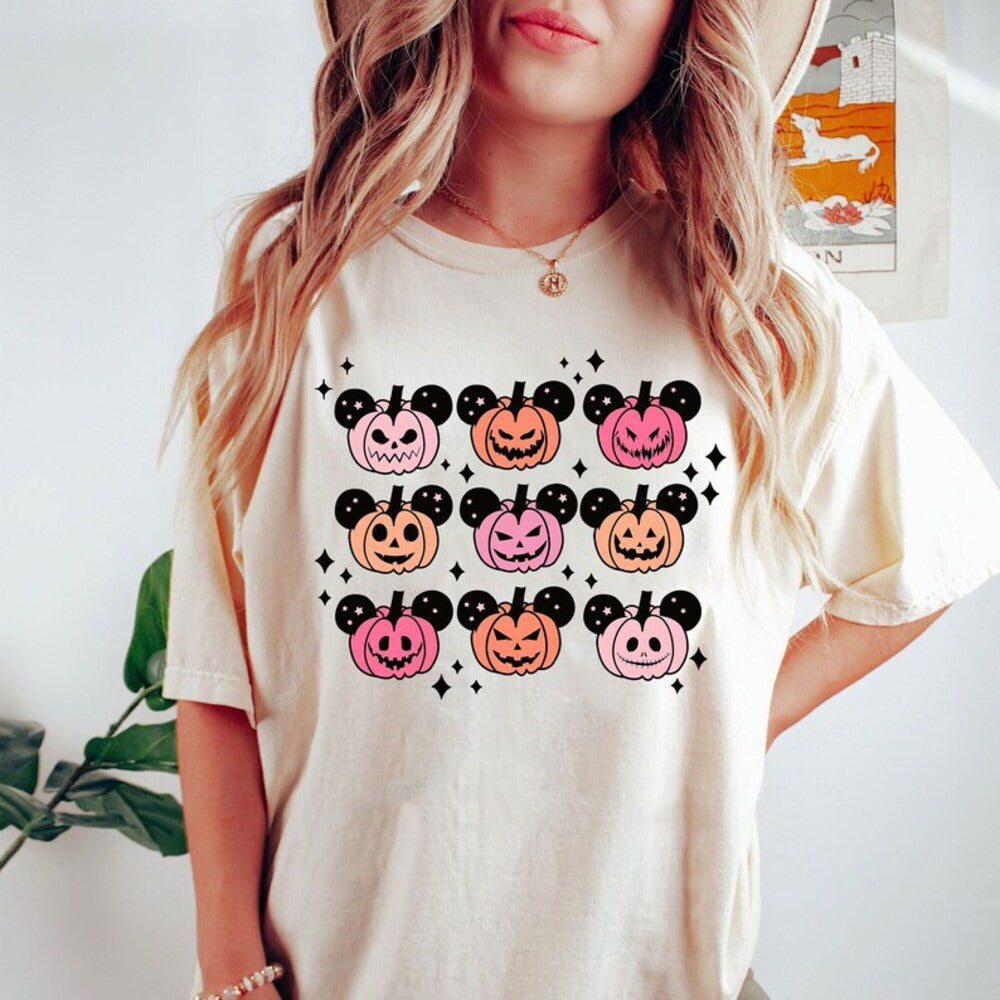 Vintage Mickey Mouse Halloween Party Shirt, Fall Best Day Ever Mouse Ears Shirt, Halloween Spooky Family Mom Dad Shirt HL23