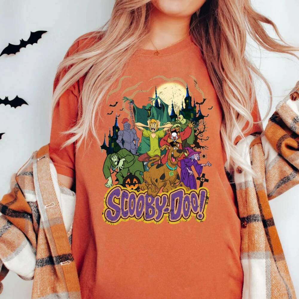 Scary Scooby Doo Shirt, Scooby Doo Friends Shirt, Halloween Scooby Doo Shirt, Halloween Shirt, Halloween Gifts HL23
