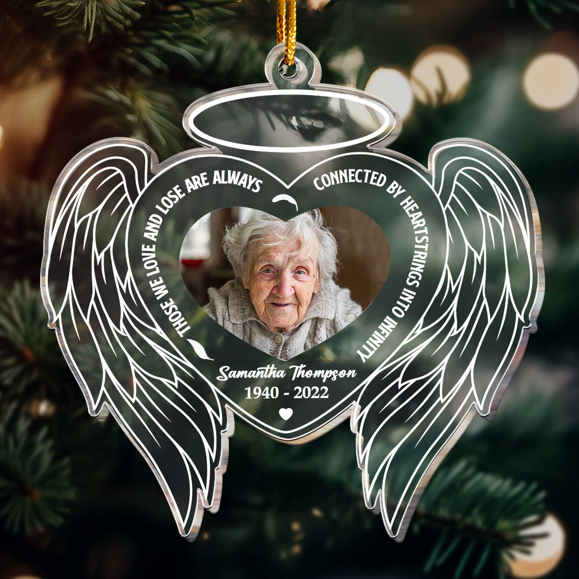 Connected To Infinity - Personalized Acrylic Ornament ORNA1210