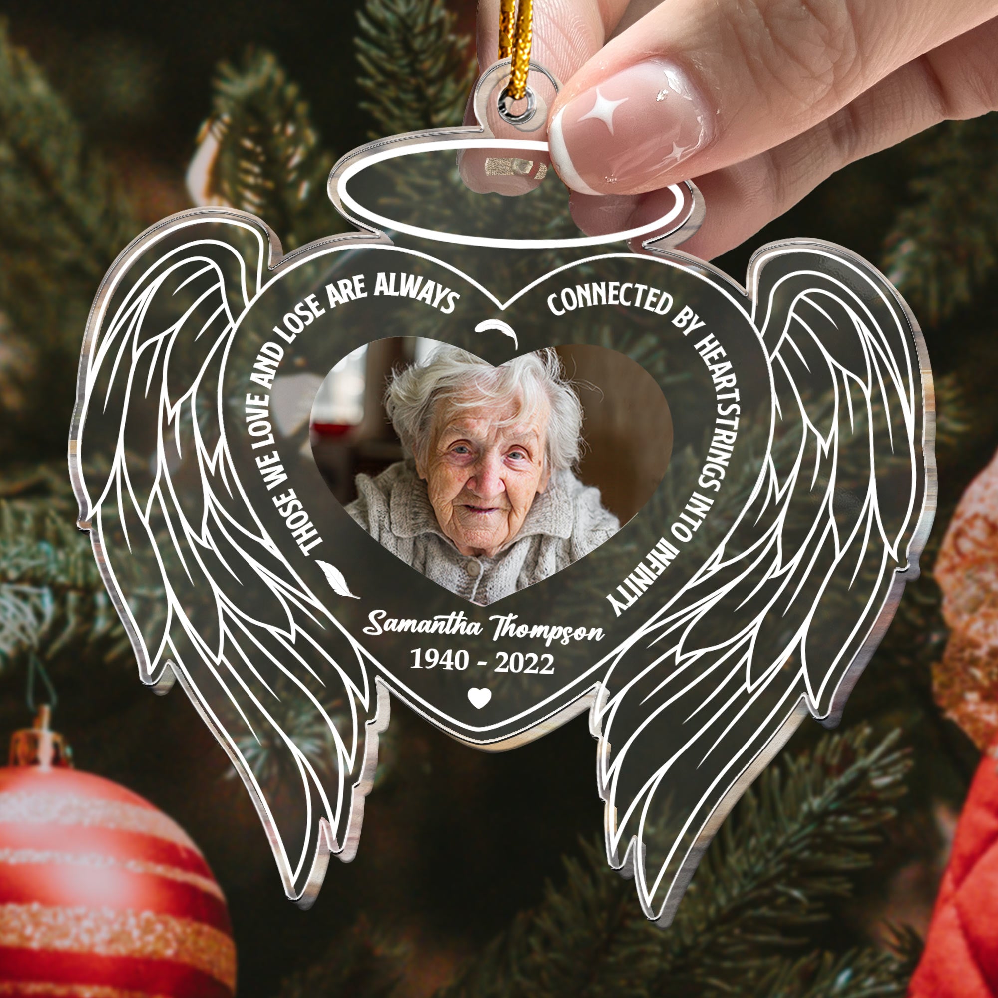 Connected To Infinity - Personalized Acrylic Ornament ORNA1210