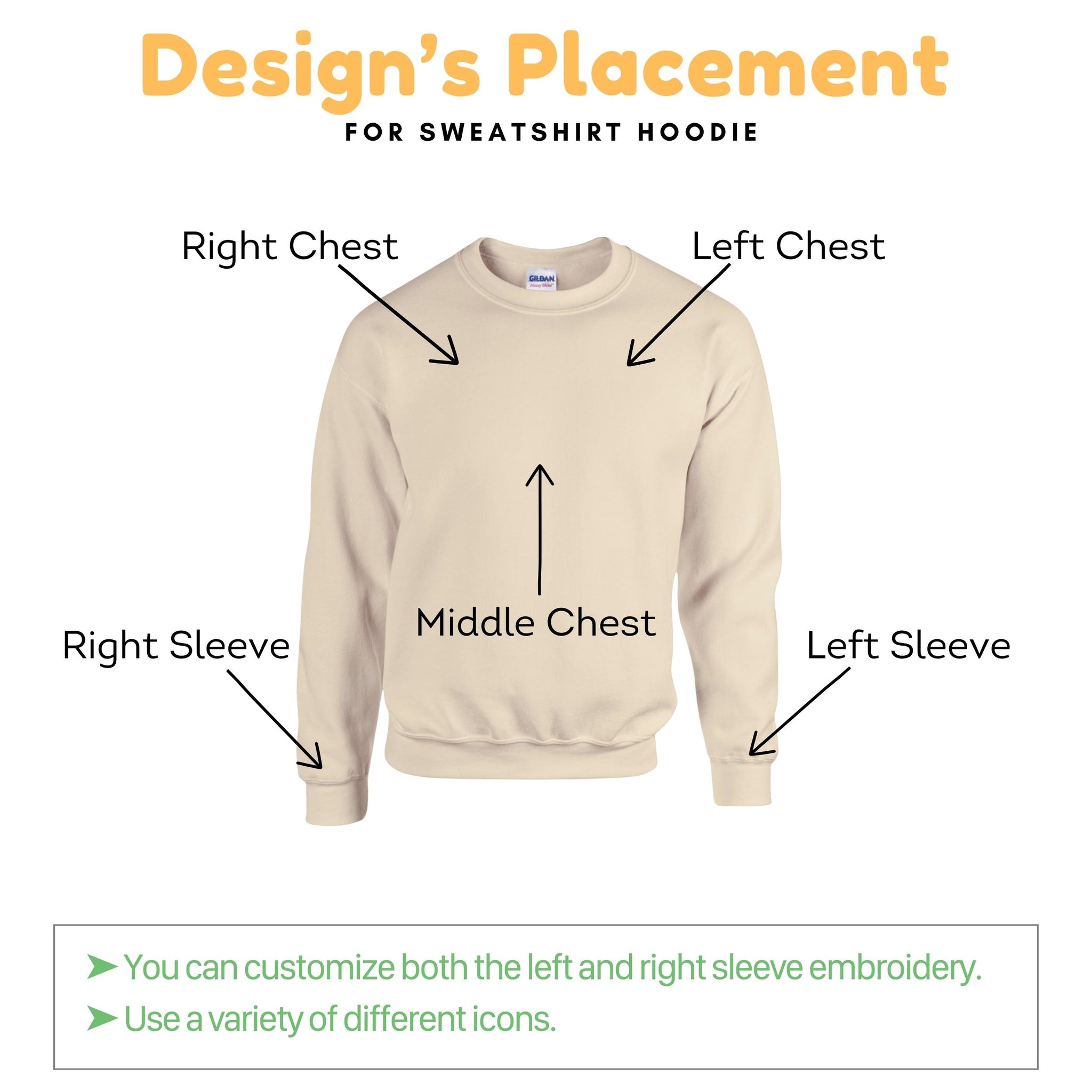 Mama Embroidered Sweatshirt, Custom Momma Sweatshirt Hoodie With Kids Names, Heart On Sleeve em4