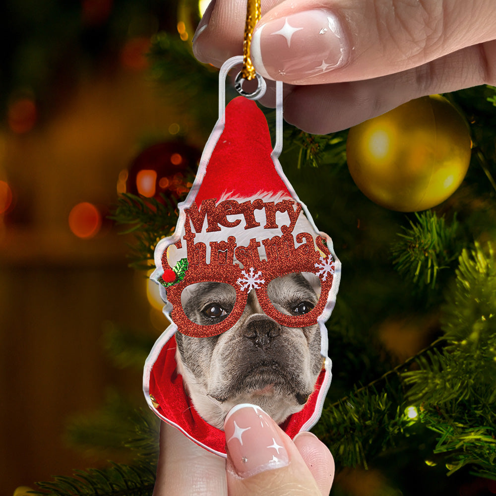 Custom Face Christmas - Personalized Acrylic Photo Ornament ORN0810