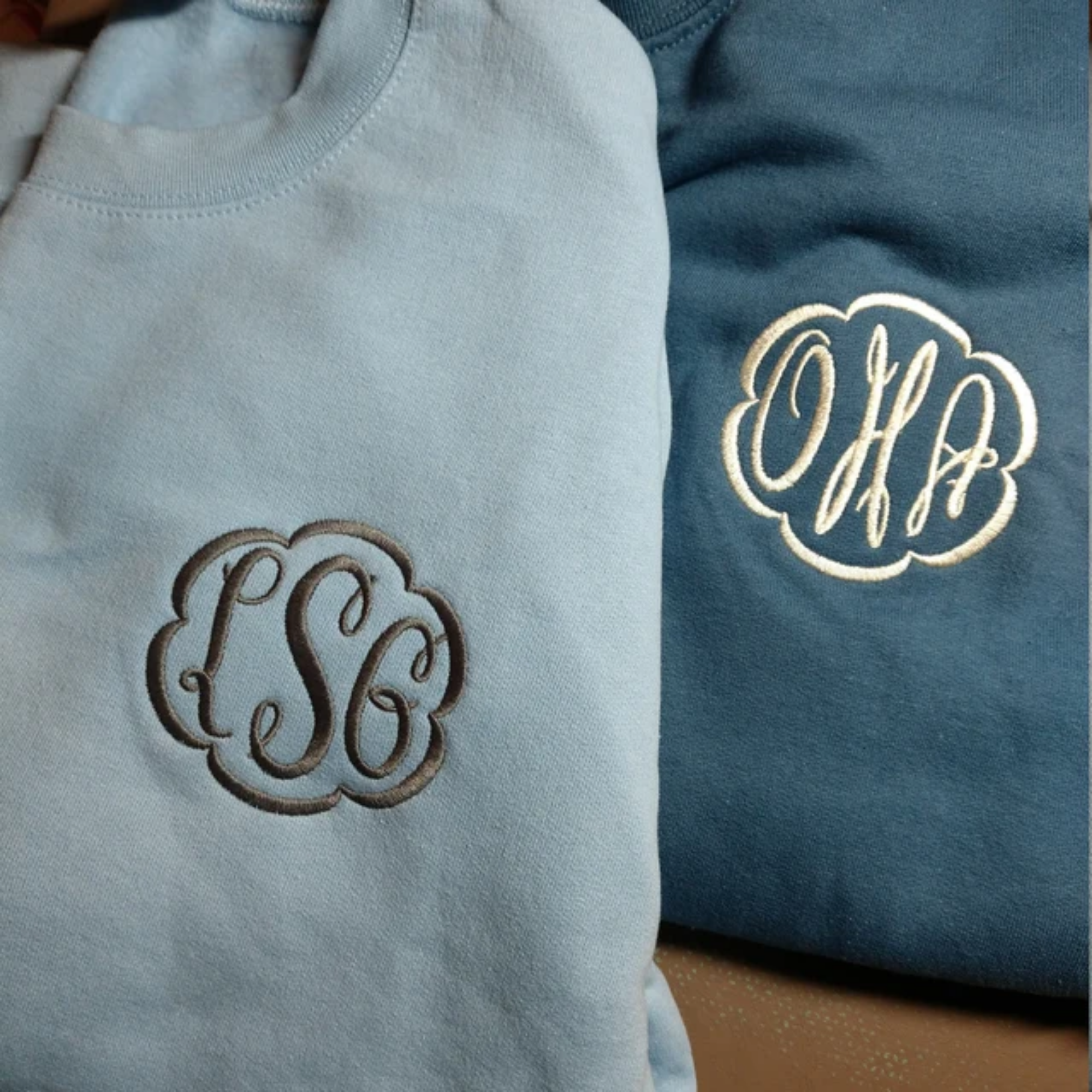 Personalized Monogrammed Sweatshirt, Monogram Sweater Embroidered Gift for Her em3