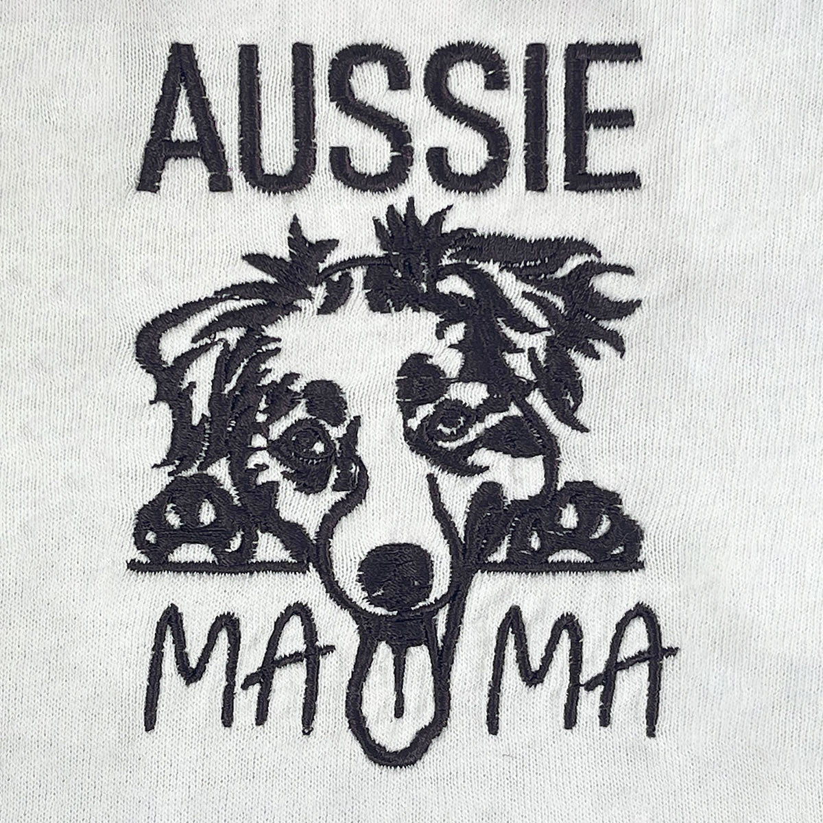 Custom Australian Shepherd Dog Mama Embroidered Tote Bag, Personalized Tote Bag with Dog Name, Best Gifts For Australian Shepherd Owners em2