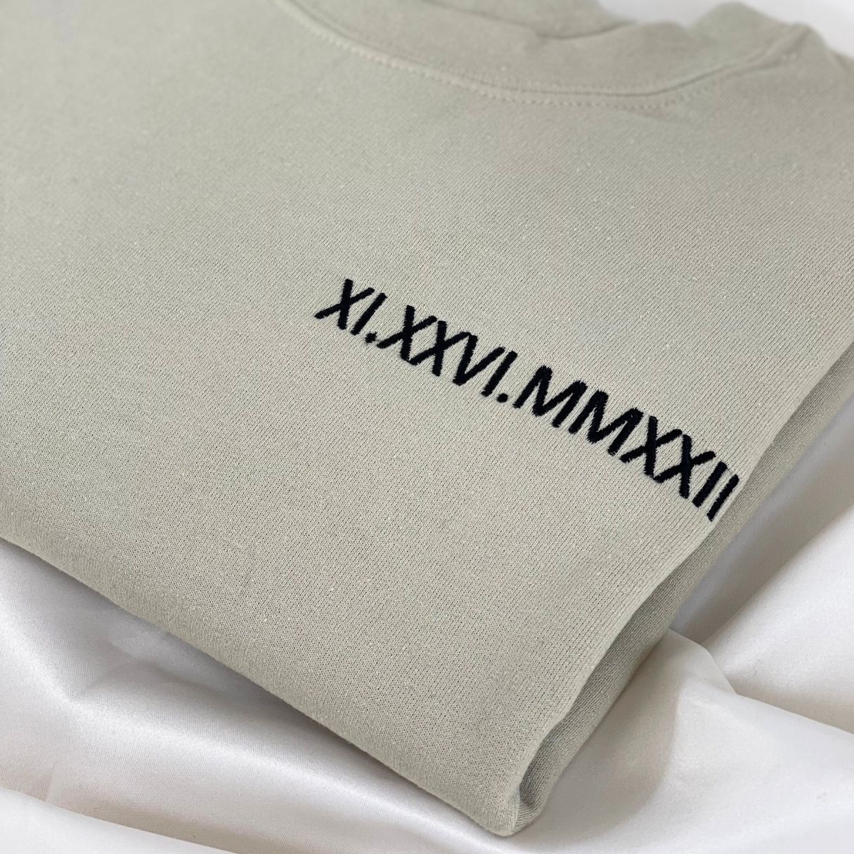 Personalized Roman Numeral Date Hoodies, Couple Custom Hoodies Sweatshirt em1