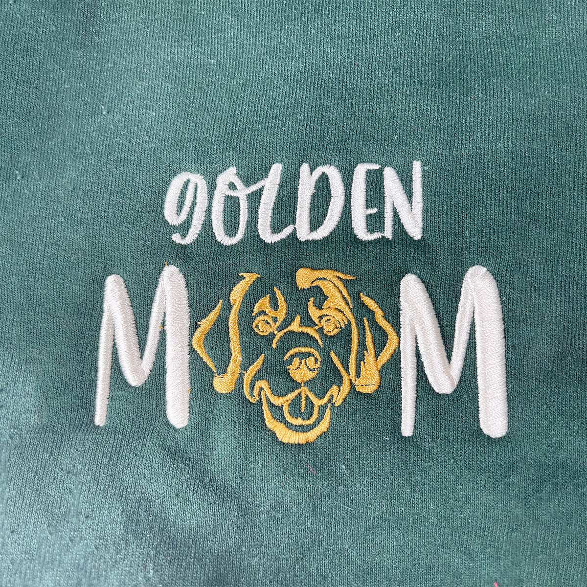 Custom Golden Retriever Dog Mom Embroidered Tote Bag, Personalized Tote Bag with Dog Name, Gifts for Golden Retriever Lovers em1