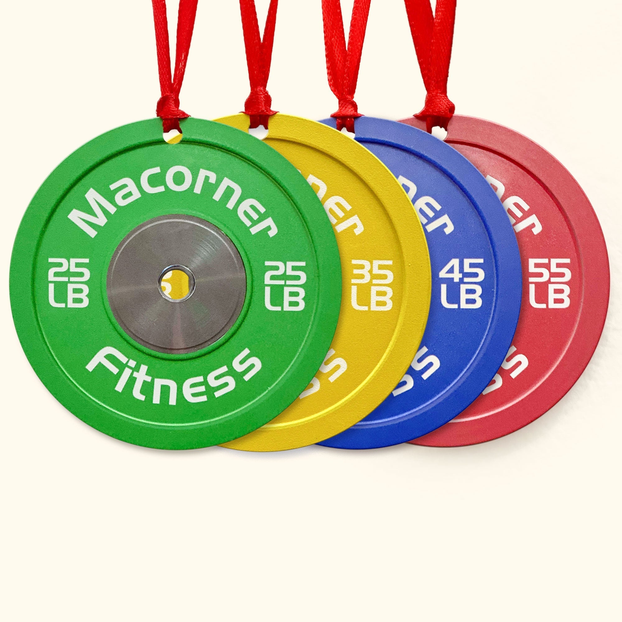 Bumper Plate - Personalized Gym Christmas Ornament ORN0810