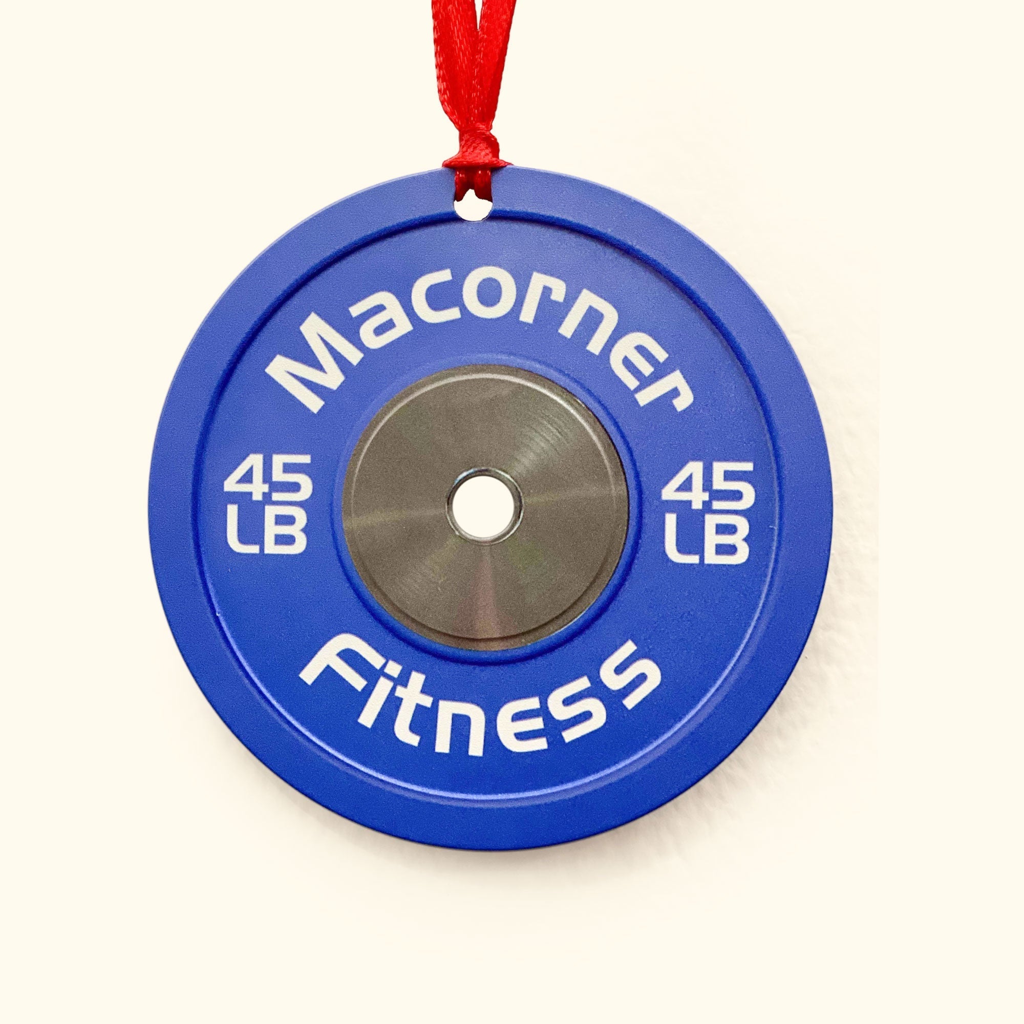 Bumper Plate - Personalized Gym Christmas Ornament ORN0810