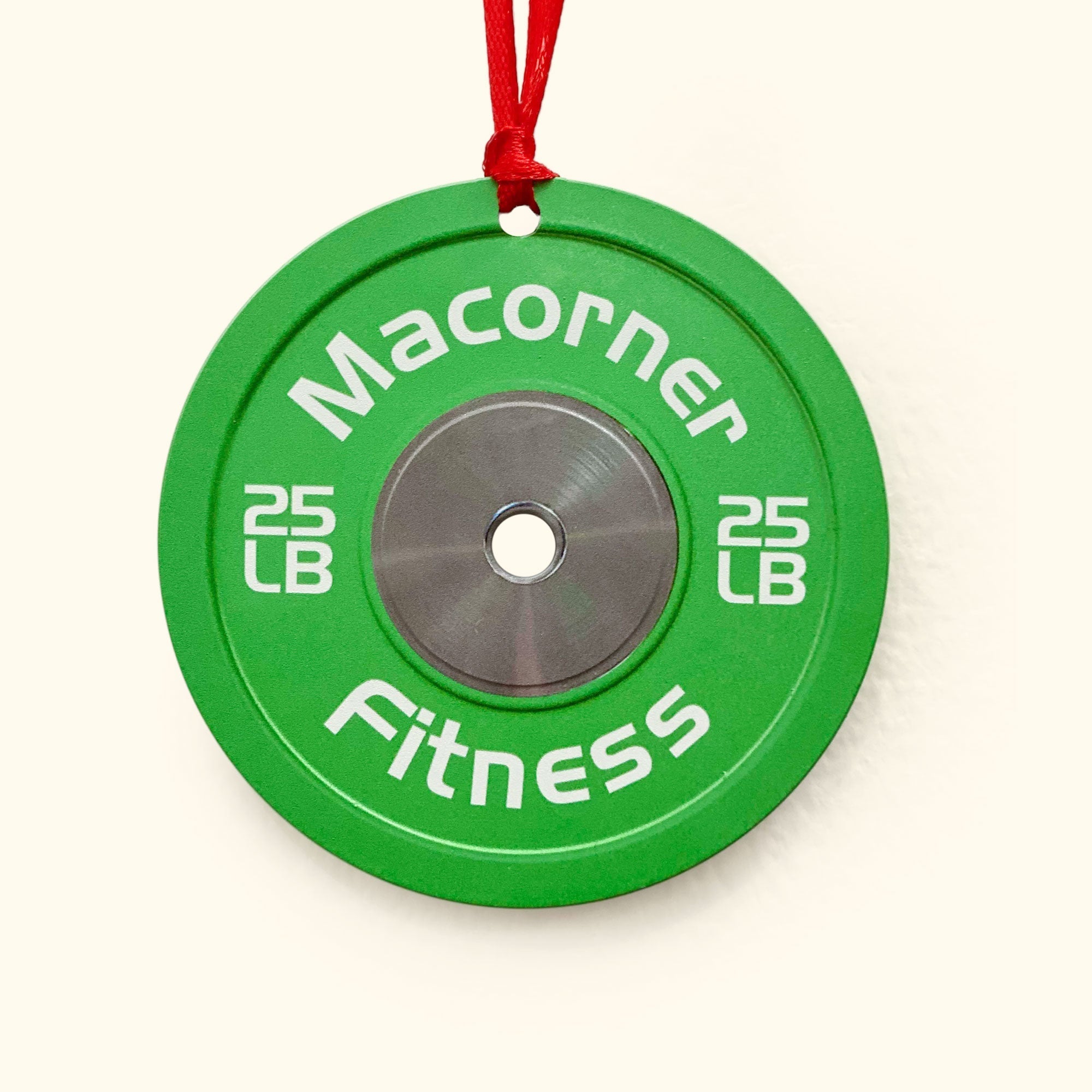 Bumper Plate - Personalized Gym Christmas Ornament ORN0810