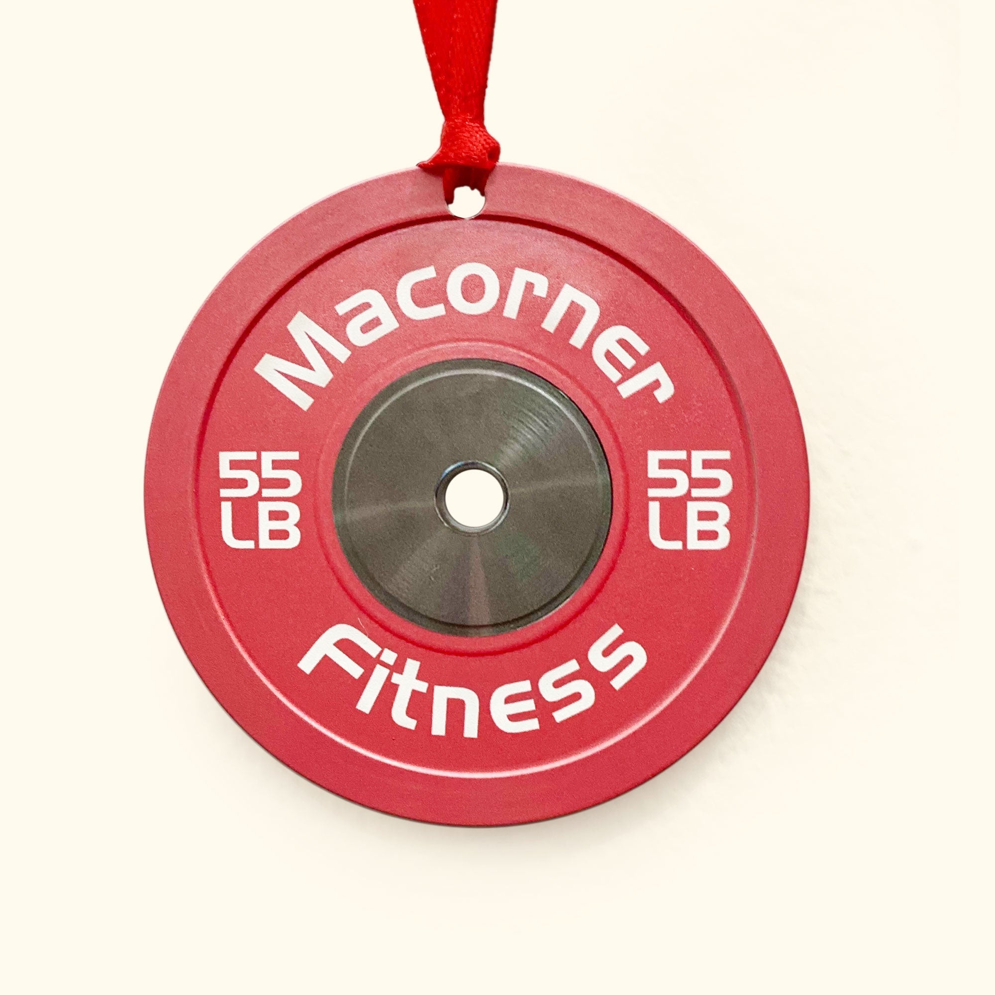 Bumper Plate - Personalized Gym Christmas Ornament ORN0810