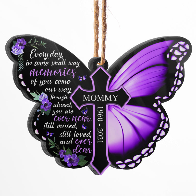 Still Missed Still Loved - Memorial Gift - Personalized Custom Butterfly Acrylic Ornament ORNA1210