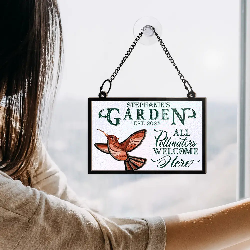 Lose My Mind Find My Soul Gardening - Personalized Window Hanging Suncatcher Ornament ORNA1210