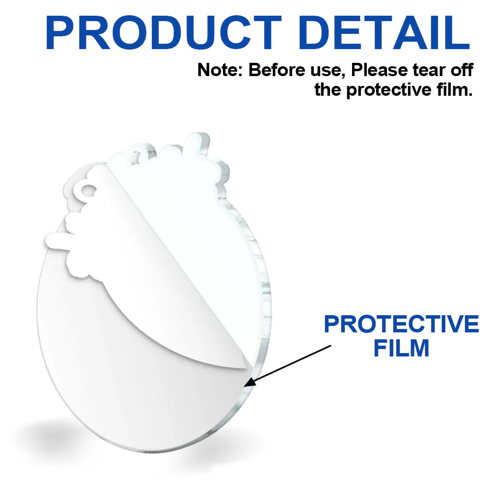 Friends Are Connected Heart To Heart Christmas - Personalized Custom Shaped Acrylic Ornament ORNA1210