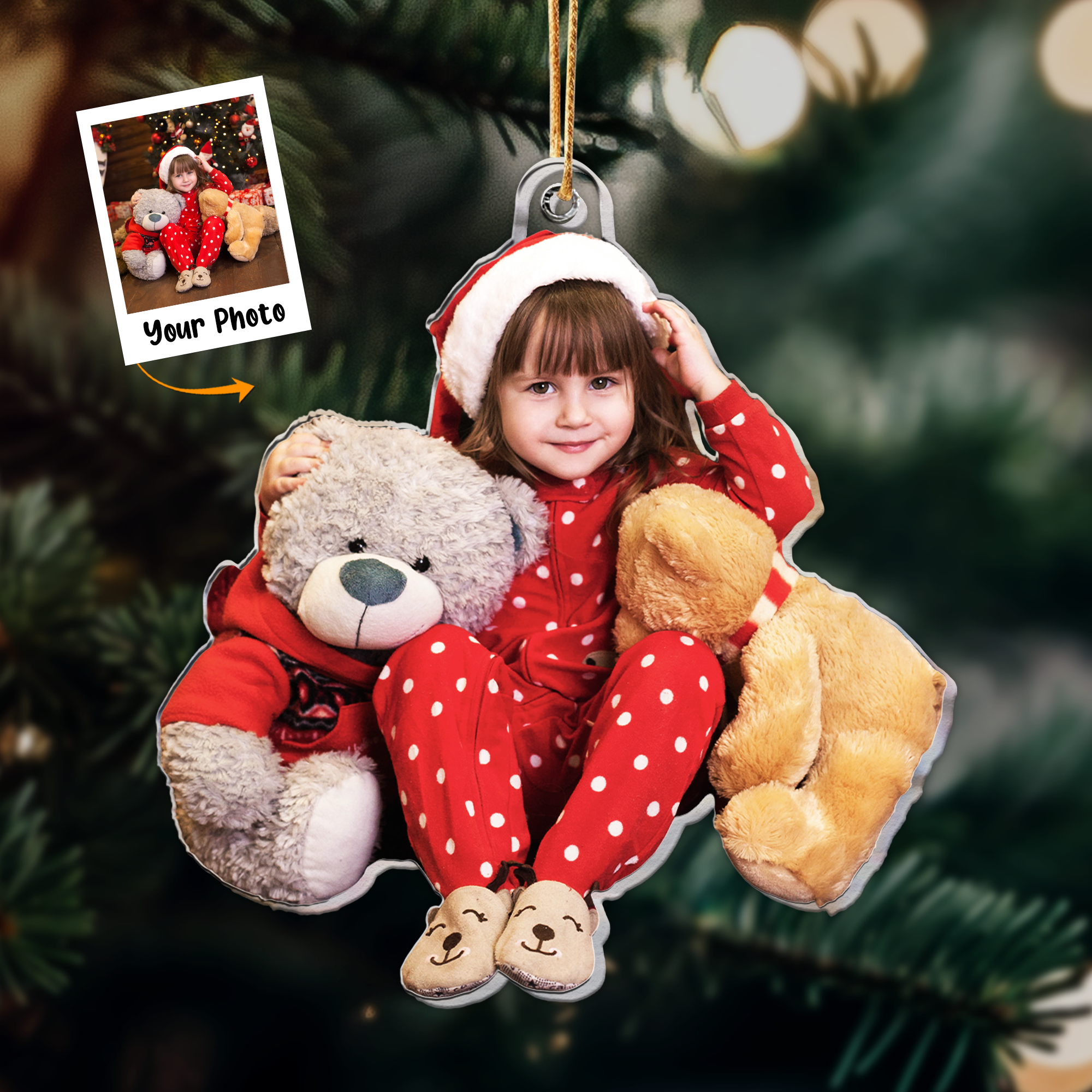 Daughter Gift - Personalized Acrylic Photo Ornament ORN0810