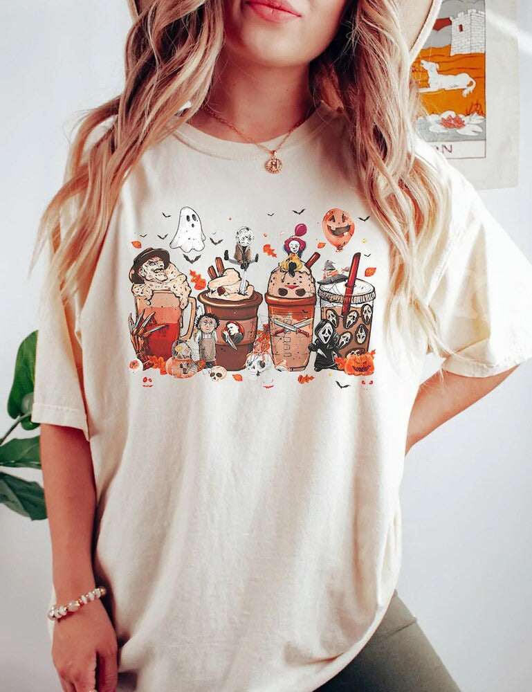 Disney Halloween Horror Coffee Shirt, Disney Halloween Party Sweatshirt, Disney Halloween Balloons Unisex T-Shirt HL23
