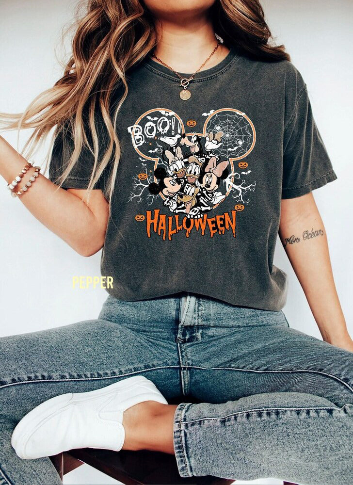 Disney Halloween Mickey And Friends Shirt, Halloween Sweatshirt, Mickey?s Not-So-Scary, Halloween Party 2024, Disney Halloween HL23