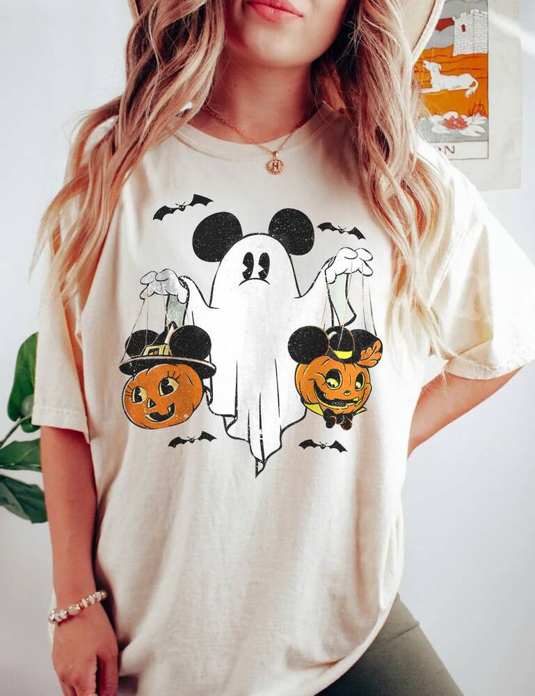 Disney Halloween, Mickey Ghost Halloween Shirt, Mickey Spooky Season, Mickey?s Not So Scary Halloween, Halloween Pumpkin Shirt HL23