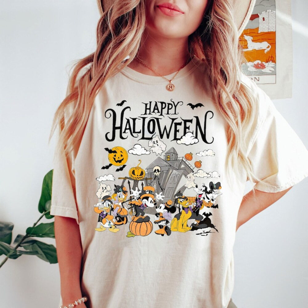 Disney Halloween Shirt, Halloween Mickey &Friends Shirt, Disney Halloween Skeleton Shirt,Disney Halloween Matching Shirt,Disney Family Shirt HL23
