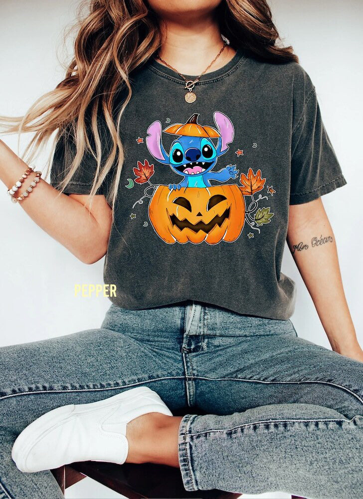 Disney Halloween Shirt, Stitch Halloween Sweatshirt, Stitch Shirt, Disney Shirt, Halloween Shirt, Disney Matching Shirts, Halloween Mickey HL23